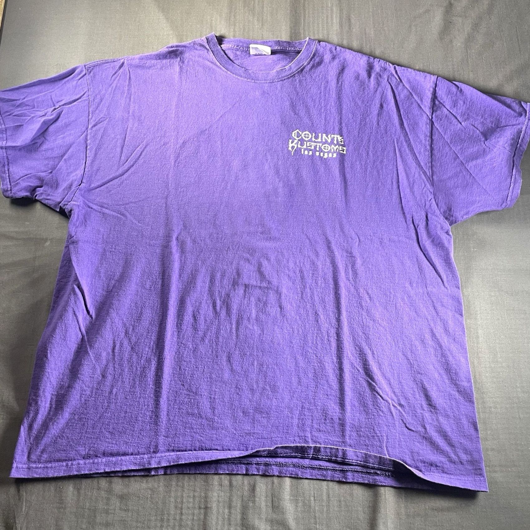 Vintage Counts Kustoms Shirt Men 4XL Purple Skull Graphic Print T-Shirt Cars Vintage No Size US XXL / EU 58 / 5 - 3 Thumbnail
