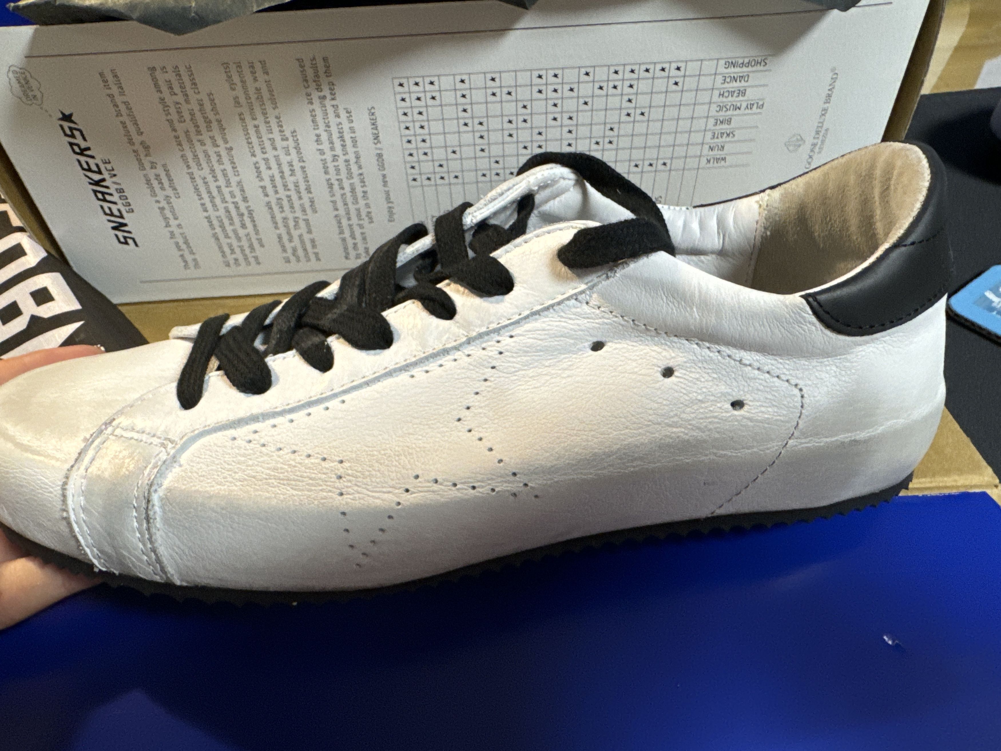 Golden Goose Golden Goose superstar col L52 future white black Size US 7 / EU 40 - 1 Thumbnail