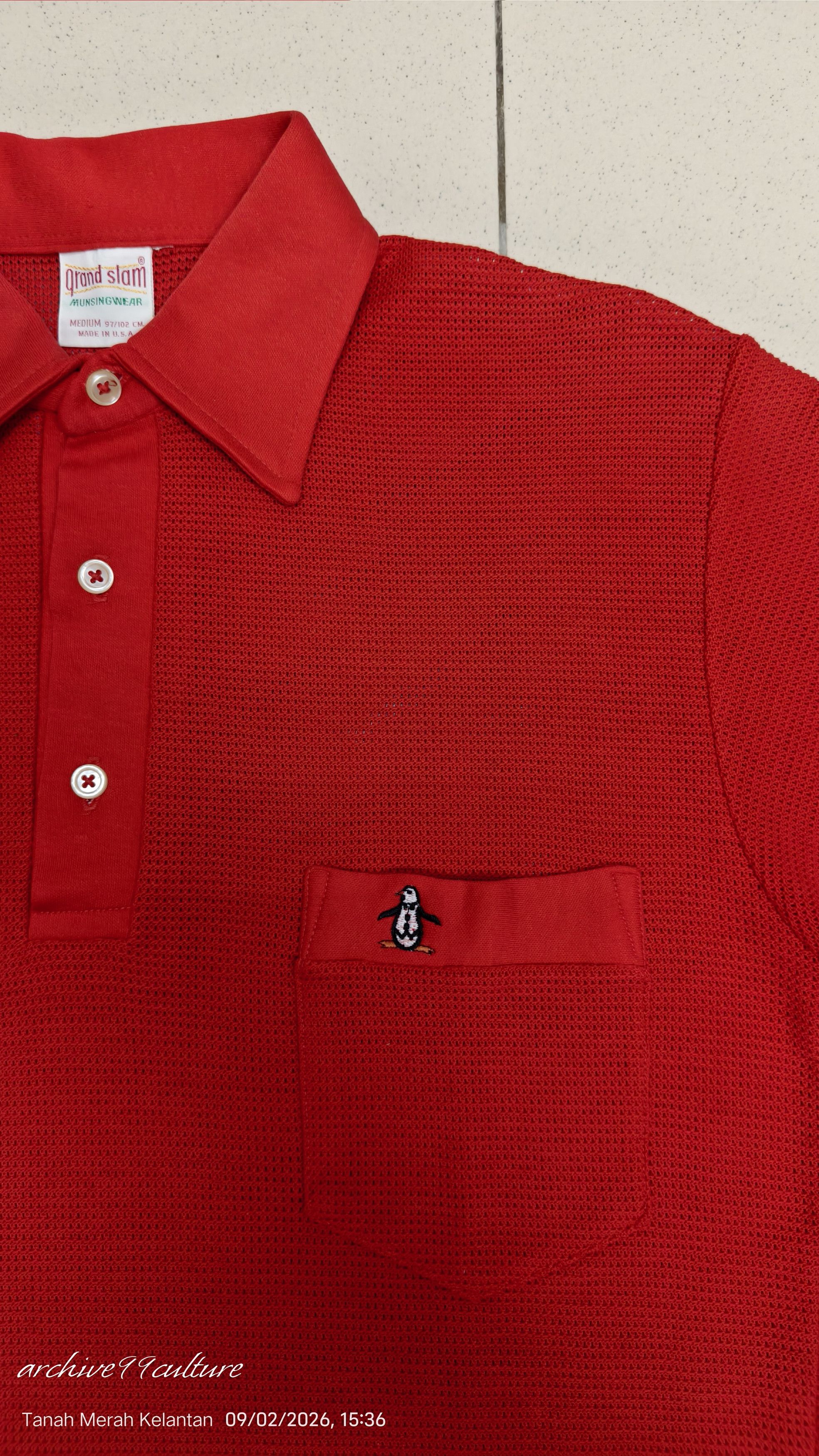 Vintage Vintage 80s Grand Slam Munsingwear Polo Shirt Made in USA Size US S / EU 44-46 / 1 - 3 Thumbnail