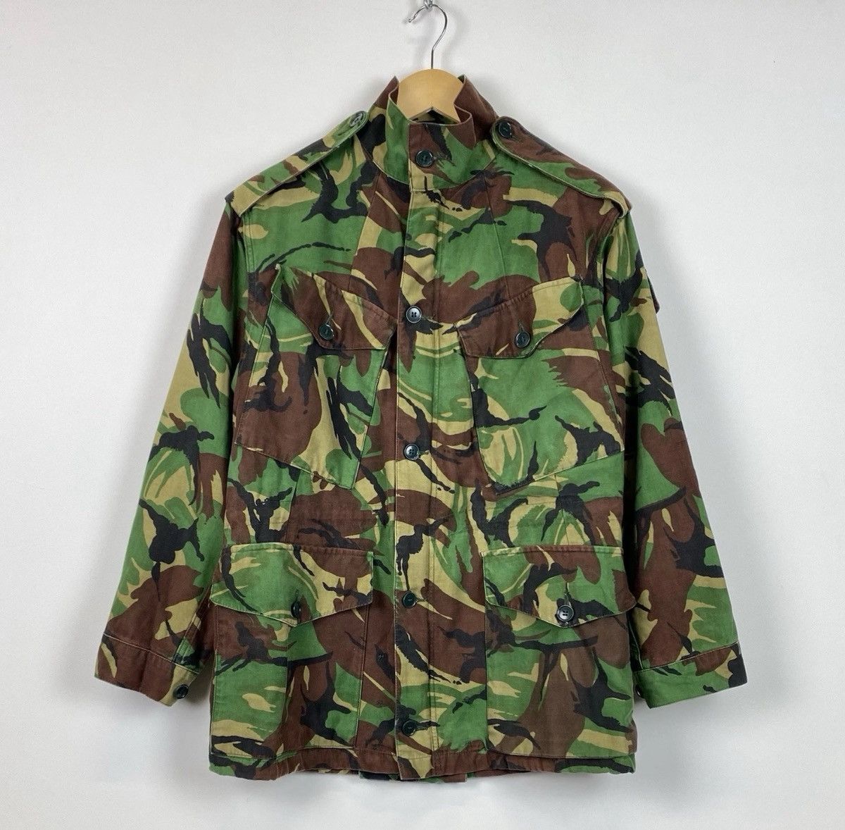 Other Vintage UK British Army Combat Smock 1980s NSN Coat Jacket Size US S / EU 44-46 / 1 - 1 Thumbnail