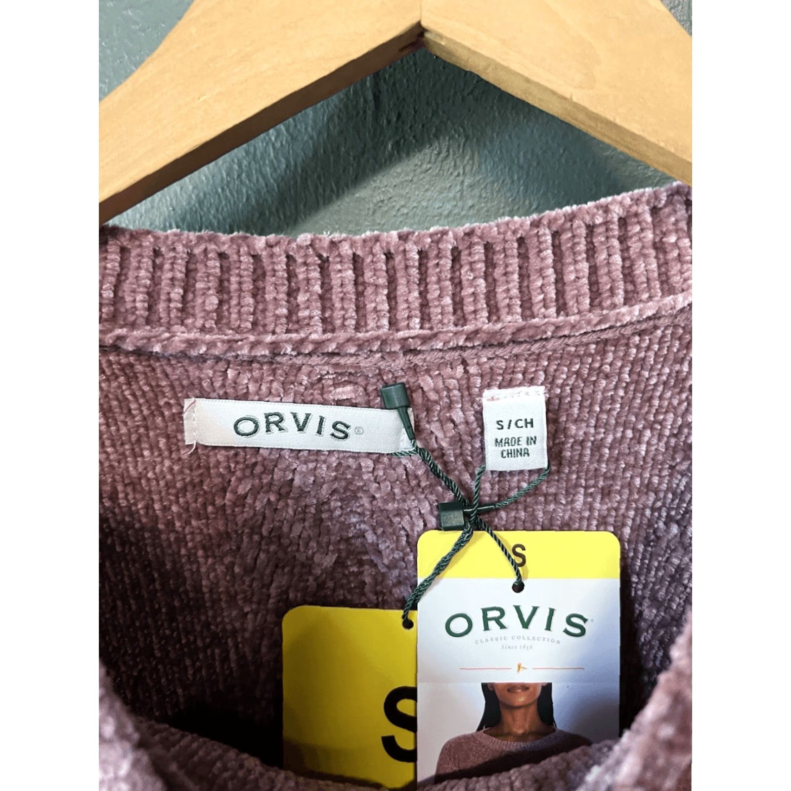 Orvis Orvis Womens Pink Knit Ribbed Soft Pullover Sweatshirt Size Small NWT Size S / US 4 / IT 40 - 3 Thumbnail