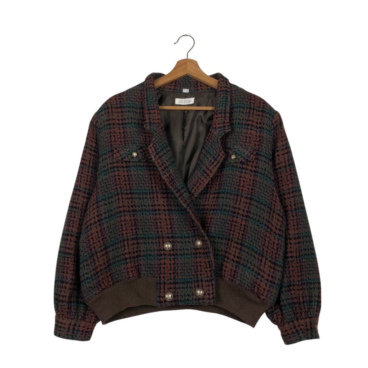 Japanese Brand × Vintage 📌Vintage Wool Bomber Jacket Native La Playa Issey Miyake Size US M / EU 48-50 / 2 - 2 Thumbnail