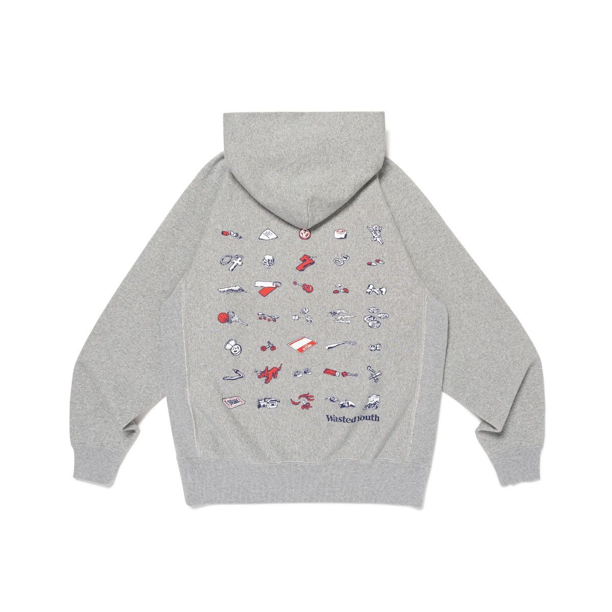 Japanese Brand Wasted Youth Hoodie Size ONE SIZE - 1 Thumbnail