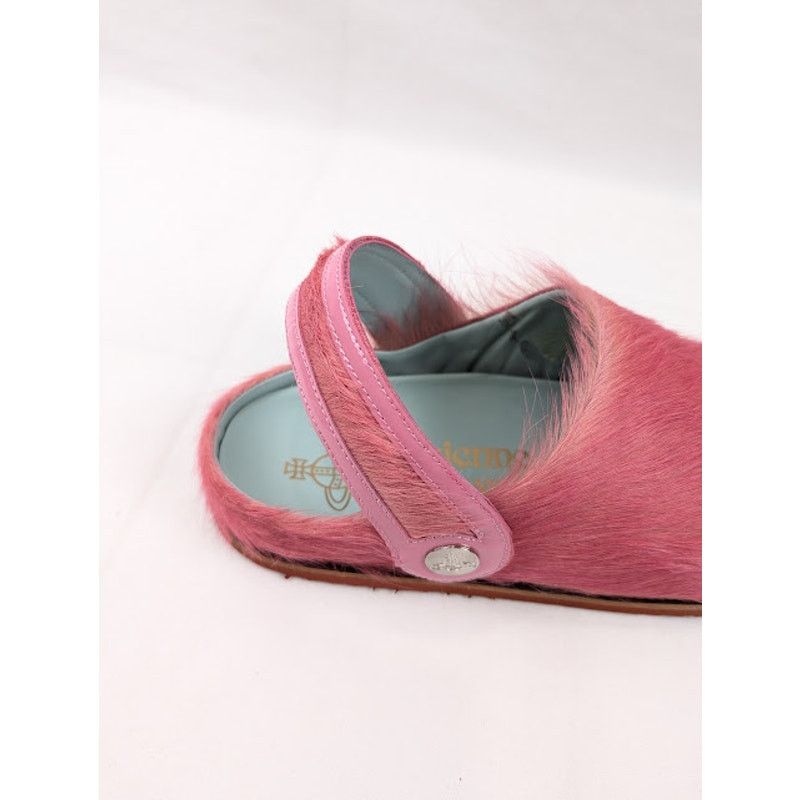Vivienne Westwood o1rshd1 Oz Clogs With Hair Calf in Pink Size US 11 / EU 44 - 13 Thumbnail