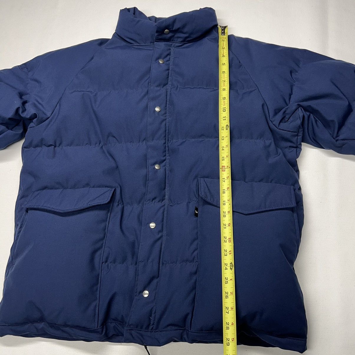 Vintage VTG 10X Down Jacket Blue Puffer Coat Zip Pocket Work Retro Size US XL / EU 56 / 4 - 17 Thumbnail