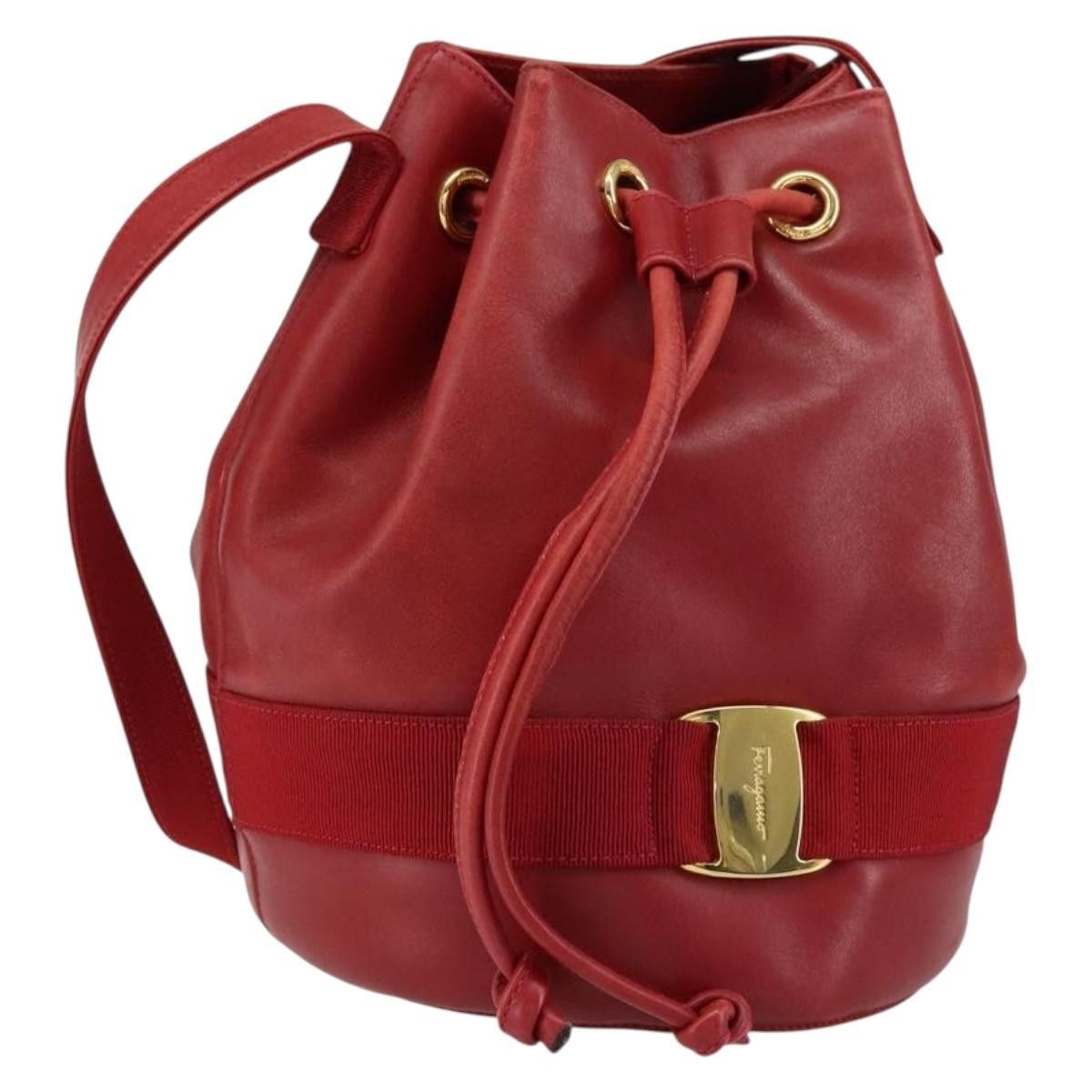Salvatore Ferragamo Salvatore Ferragamo Vala Shoulder Bag Leather Size ONE SIZE - 1 Thumbnail