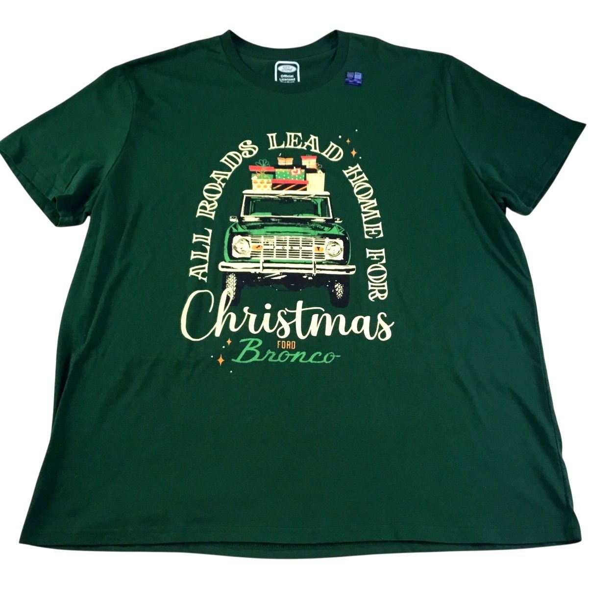 Ford Ford Bronco Christmas Home T-Shirt 2XLGreen Holiday NWT XXL Size US XXL / EU 58 / 5 - 1 Thumbnail