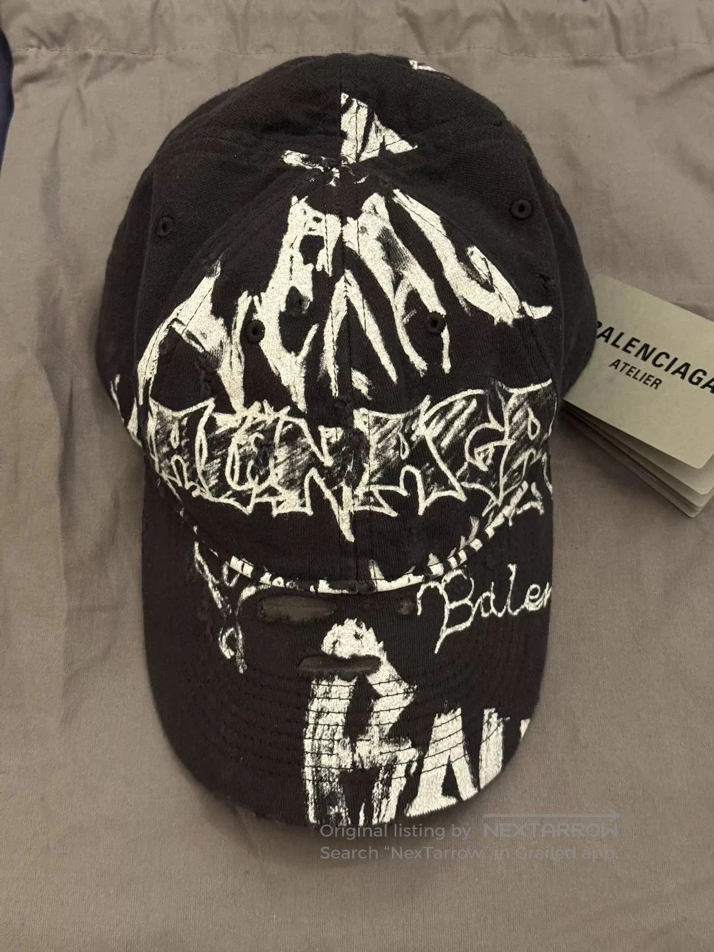 Balenciaga Balenciaga Atelier Graffiti Baseball Cap. Size ONE SIZE - 1 Thumbnail
