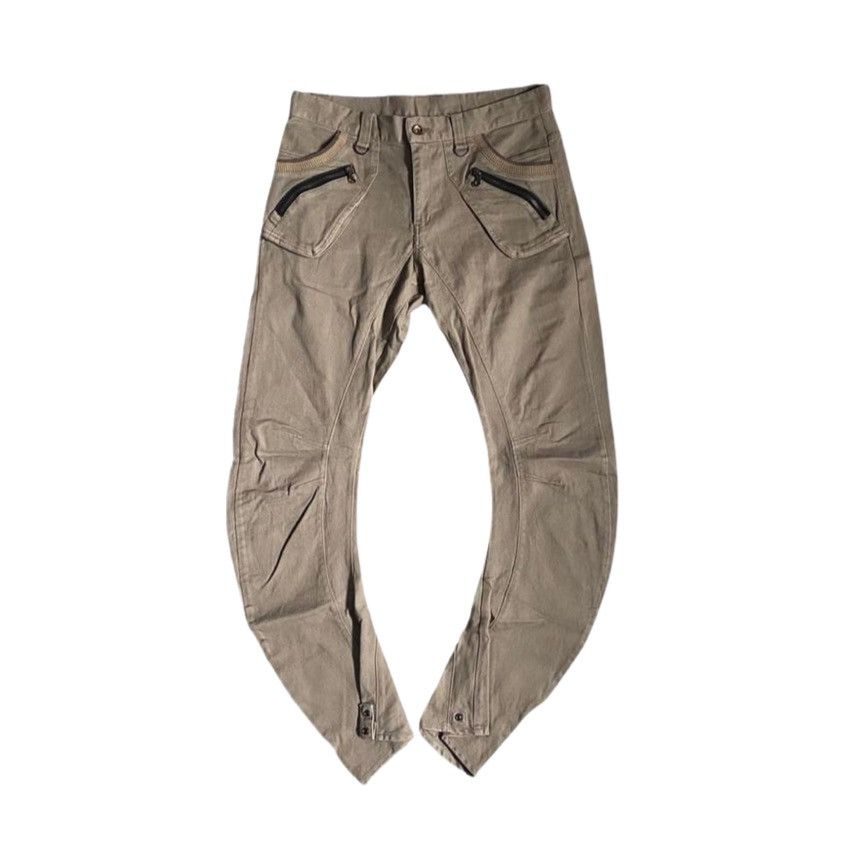 Japanese Brand × PPFM PPFM Curved denim pants Size US 34 / EU 50 - 1 Thumbnail