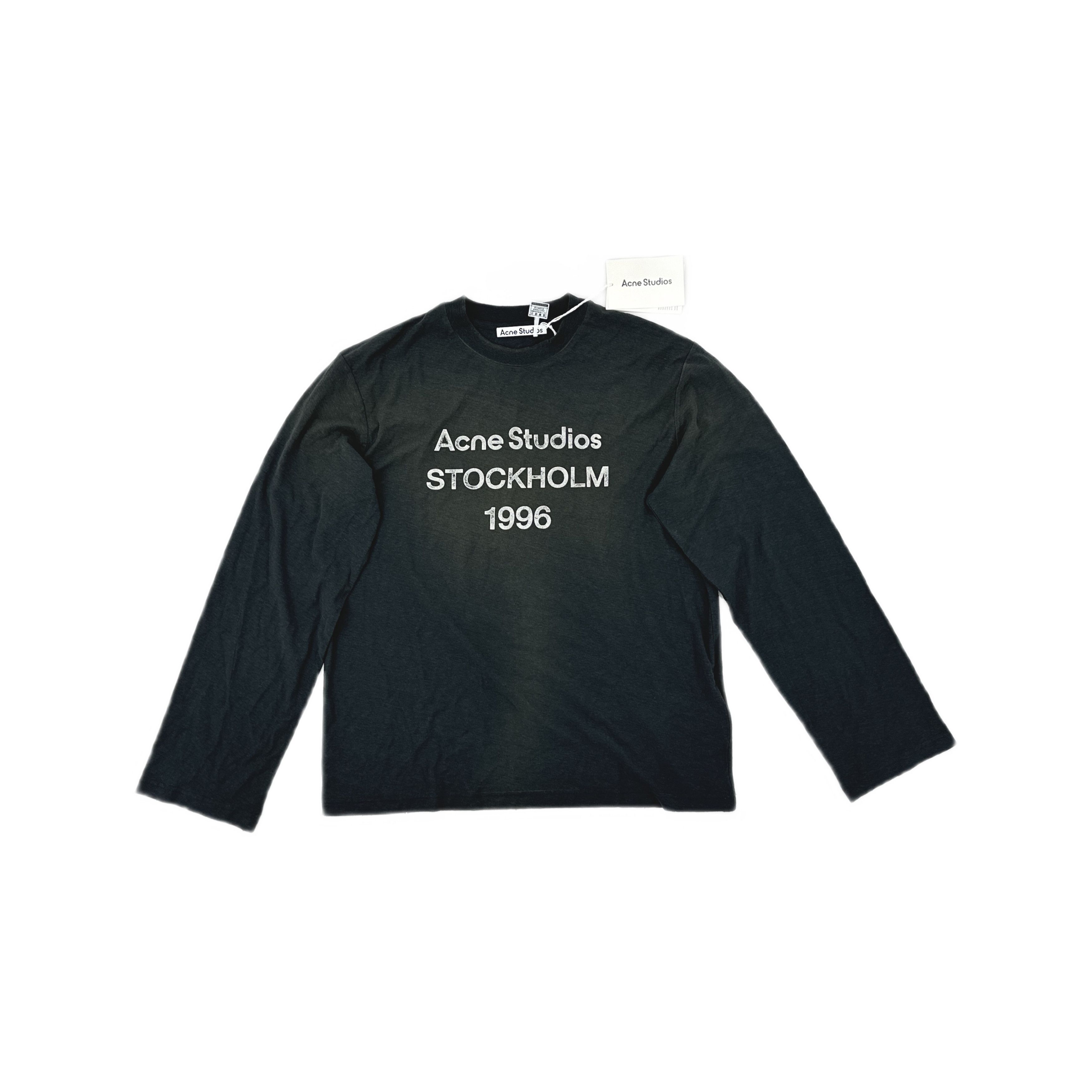 Acne Studios Acne Studios 1996 Logo Long Sleeve T-Shirt Size XS Size US XS / EU 42 / 0 - 1 Thumbnail