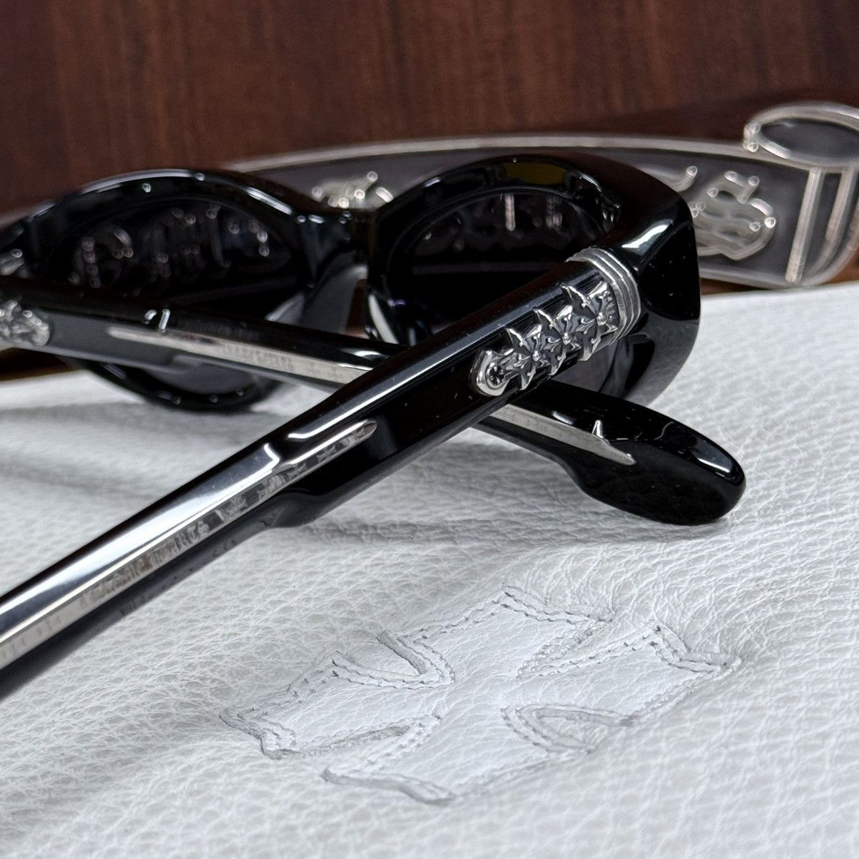Chrome Hearts Chrome Hearts Blaster ‘Dark Triad’ Sunglasses Size ONE SIZE - 11 Thumbnail