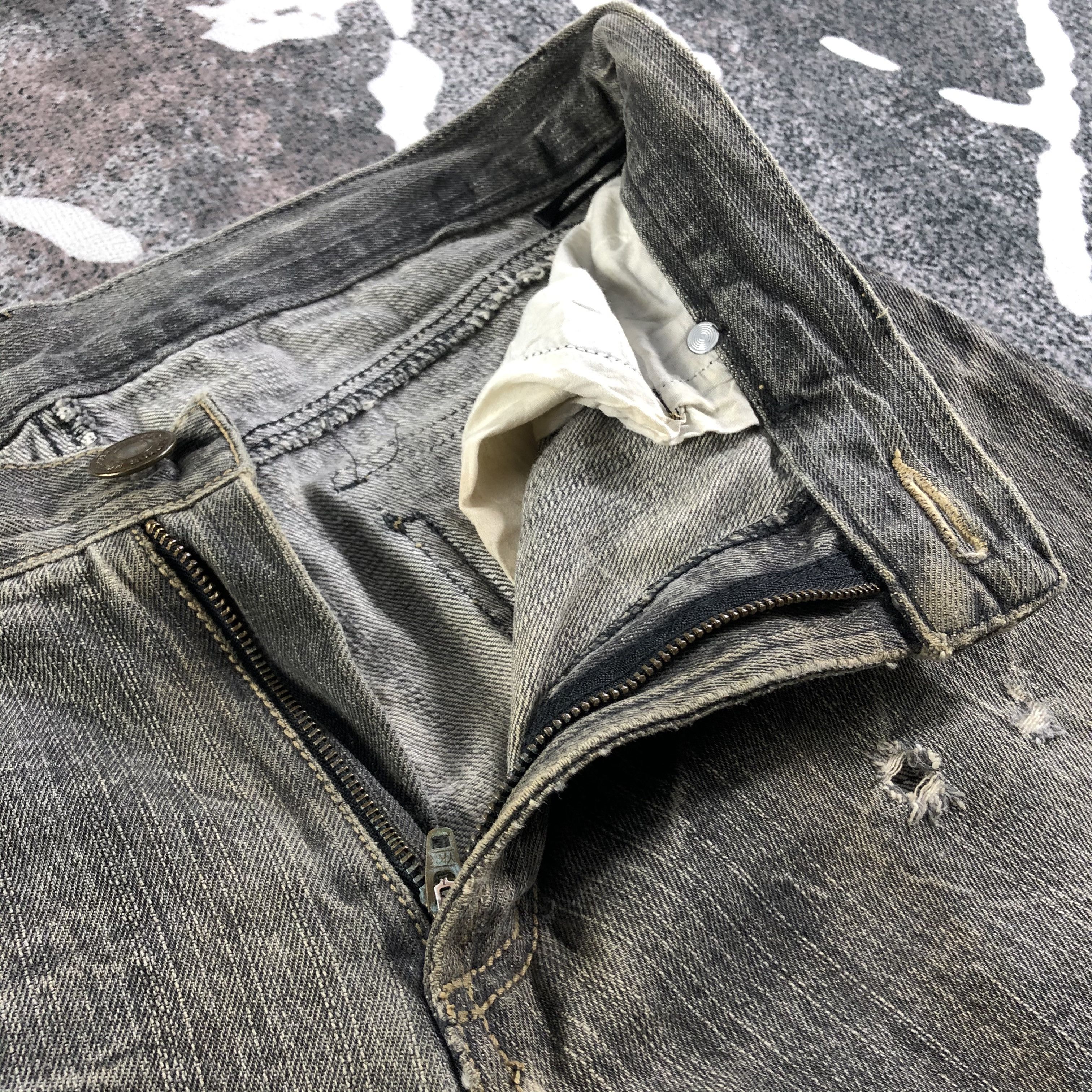 Japanese Brand Vintage Japanese Jeans Faded Black Denim KJ2446 Size US 32 / EU 48 - 7 Thumbnail