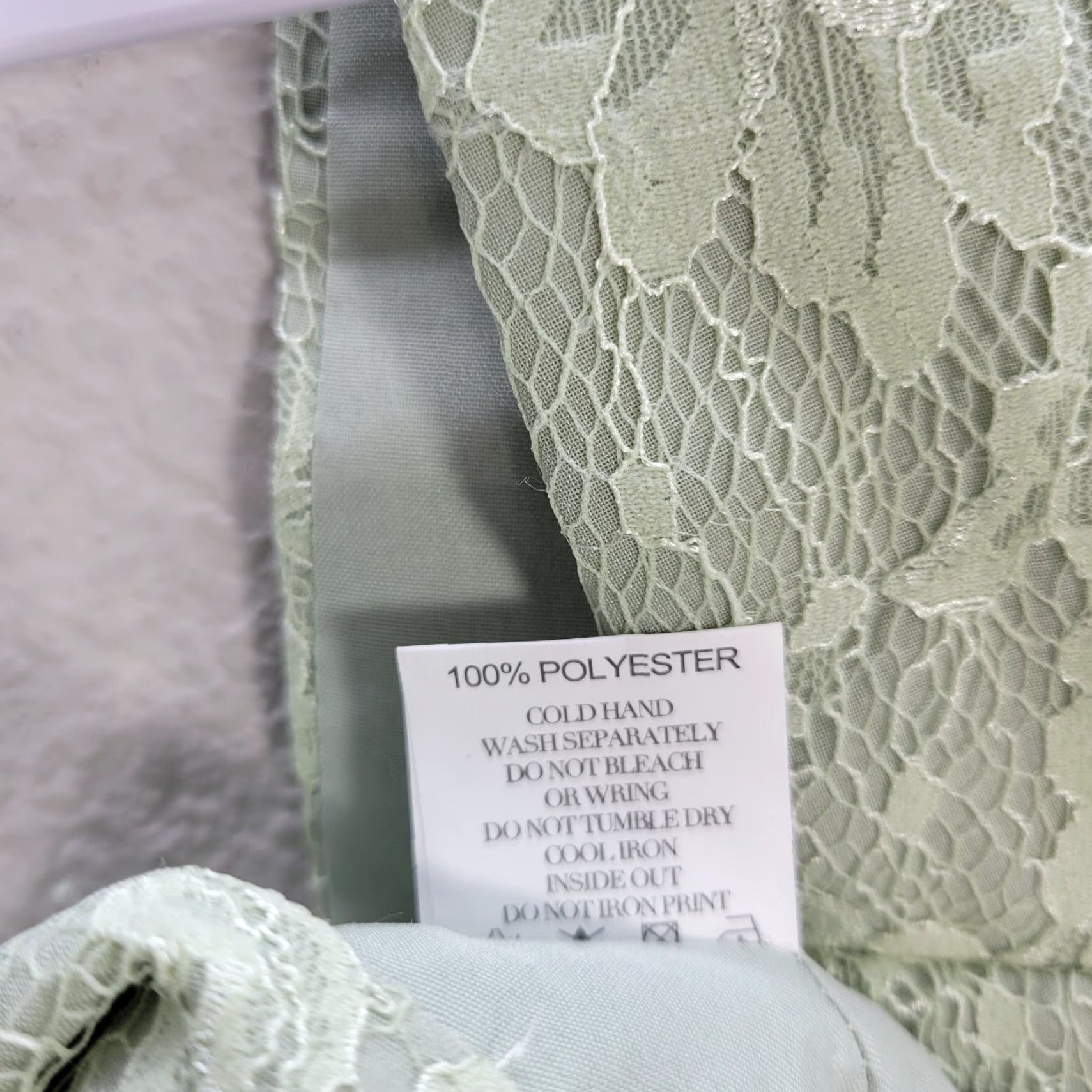 Olive Women's BM Bridal Olive Green Lace Fliral Prom Top Cropped Evening Sz S NWT Sleeveless Tank Party/Cocktail Womens Size S / US 4 / IT 40 - 6 Thumbnail