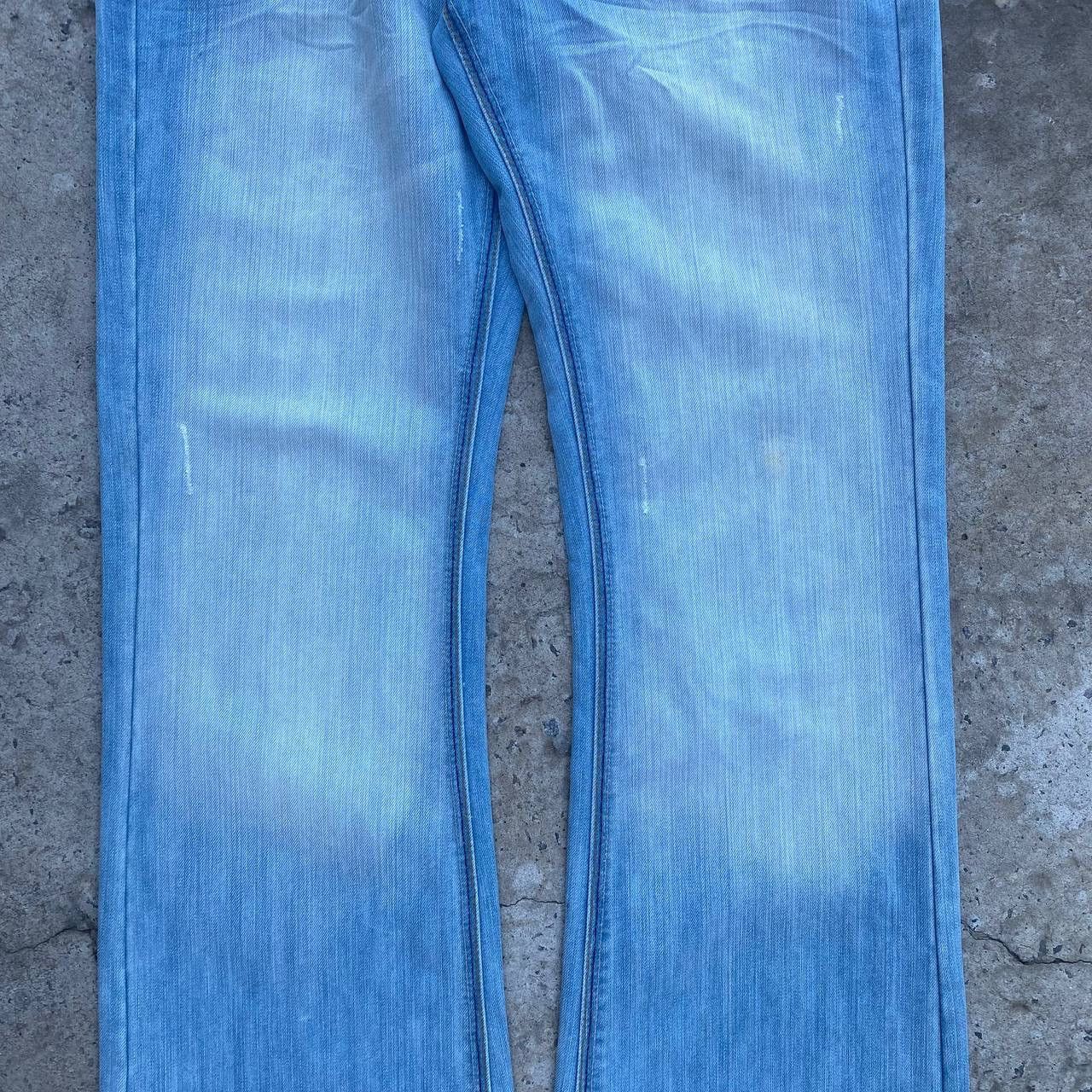 If Six Was Nine Vintage Japan Crosshatch Jeans Crazy W32xL34 Y2K 00s USA Size US 32 / EU 48 - 8 Thumbnail