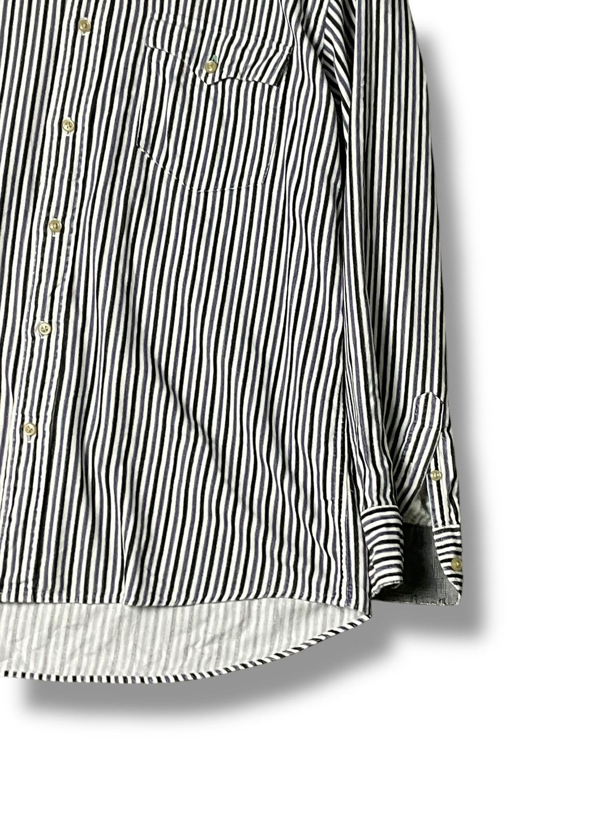 Alexander Julian × Designer × Vintage Alexander Julian Striped Button Ups Shirt (51) Size US L / EU 52-54 / 3 - 3 Thumbnail