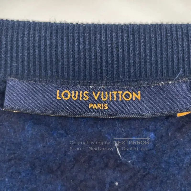 Louis Vuitton Louis Vuitton Blue Colorblock Long Sleeve Sweatshirt . Size US XXL / EU 58 / 5 - 3 Thumbnail
