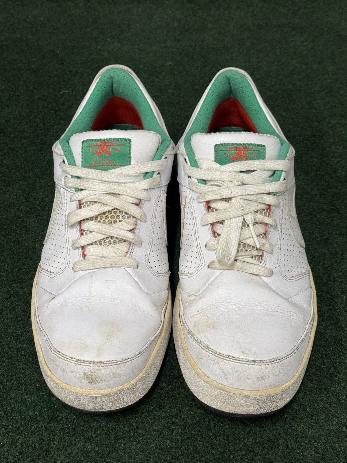 Nike Nike SB Zoom Air Paul Rodriguez 4 White Lucid Green Size US 13 / EU 46 - 2 Thumbnail
