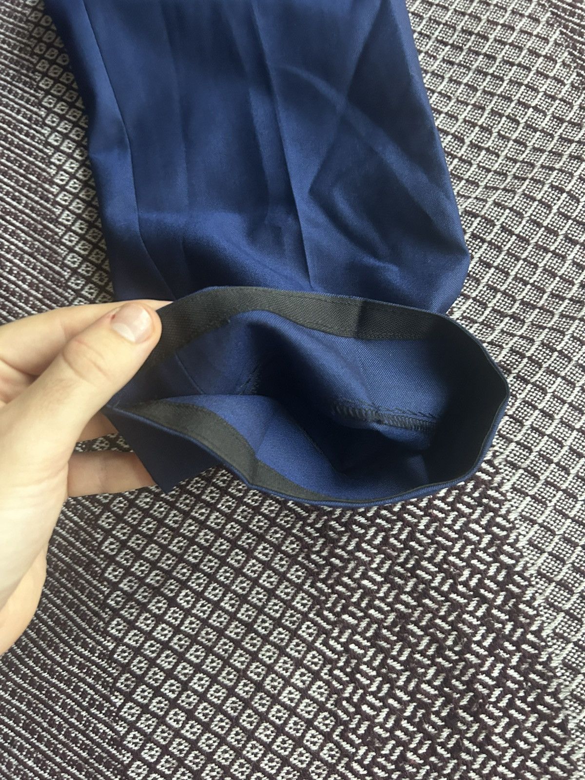 Reiss Reiss Blue Suit Solid Style Classic One Button Mens Size 40R Size 40R - 19 Thumbnail