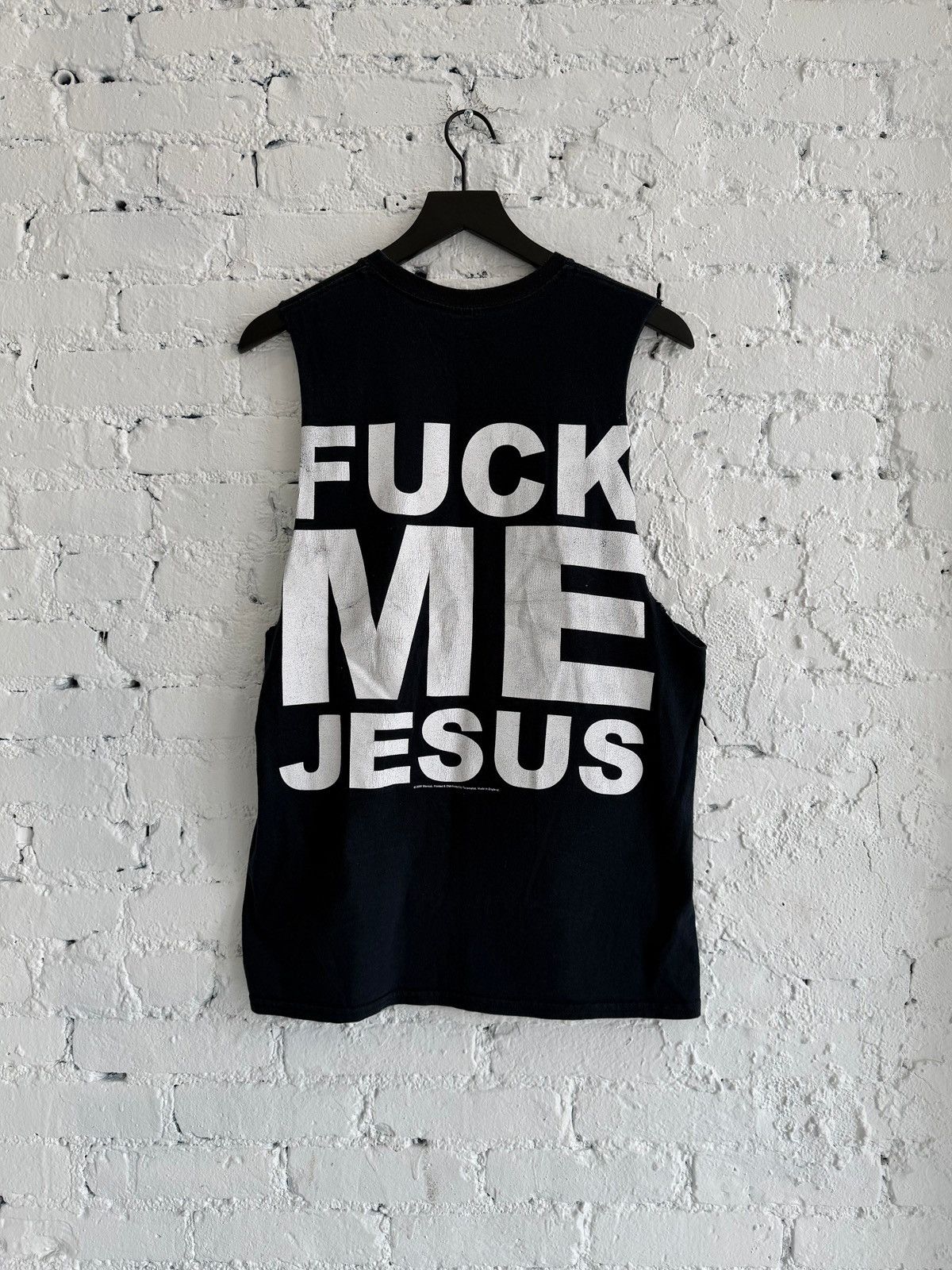 Vintage 2006 MARDUK ‘FUCK ME JESUS’ CUTOFF Size US L / EU 52-54 / 3 - 2 Thumbnail