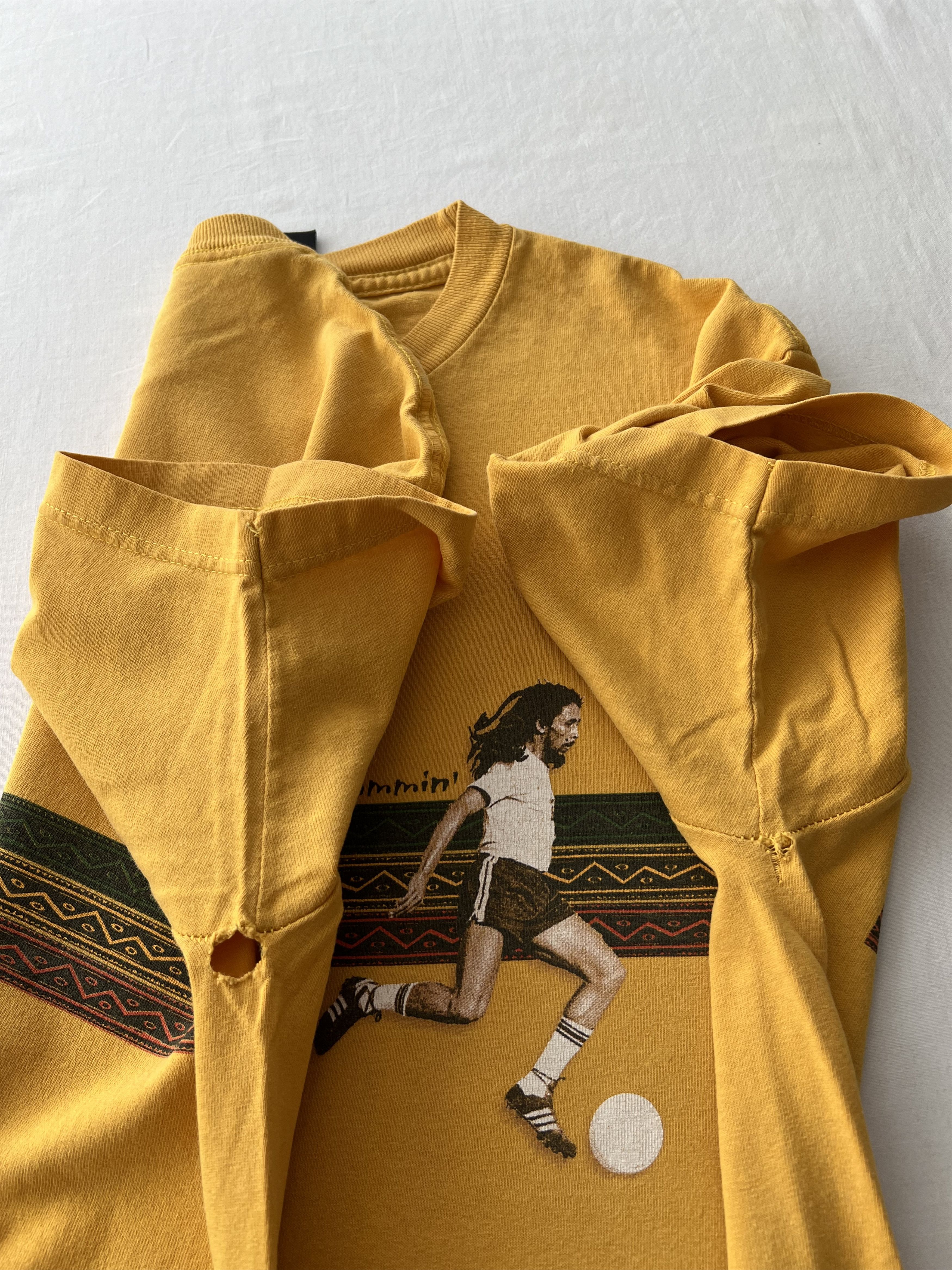 Band Tees Vintage 2000s Bob Marley Jamaica Jammin Soccer Zion T-shirt Size US M / EU 48-50 / 2 - 8 Thumbnail