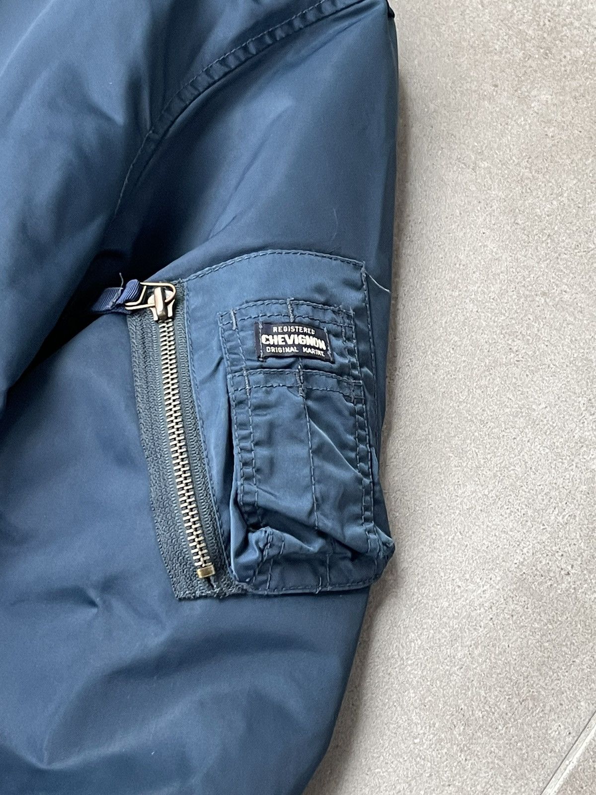 Chevignon VIntage Chevignon MA1 Military Navy Bomber Jacket Size US M / EU 48-50 / 2 - 16 Thumbnail