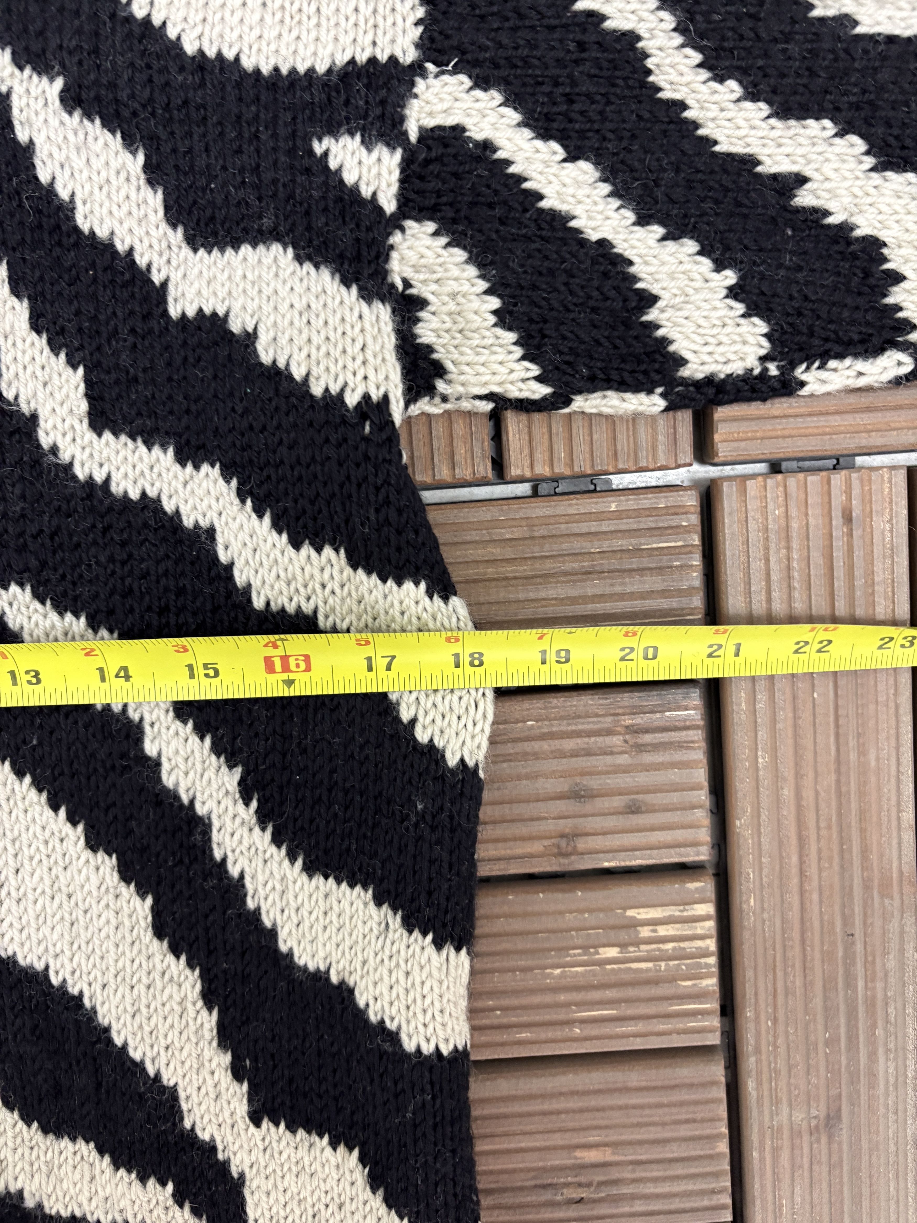 Vintage Abstract Pattern Vintage Black Knit Sweater Size US S / EU 44-46 / 1 - 7 Thumbnail