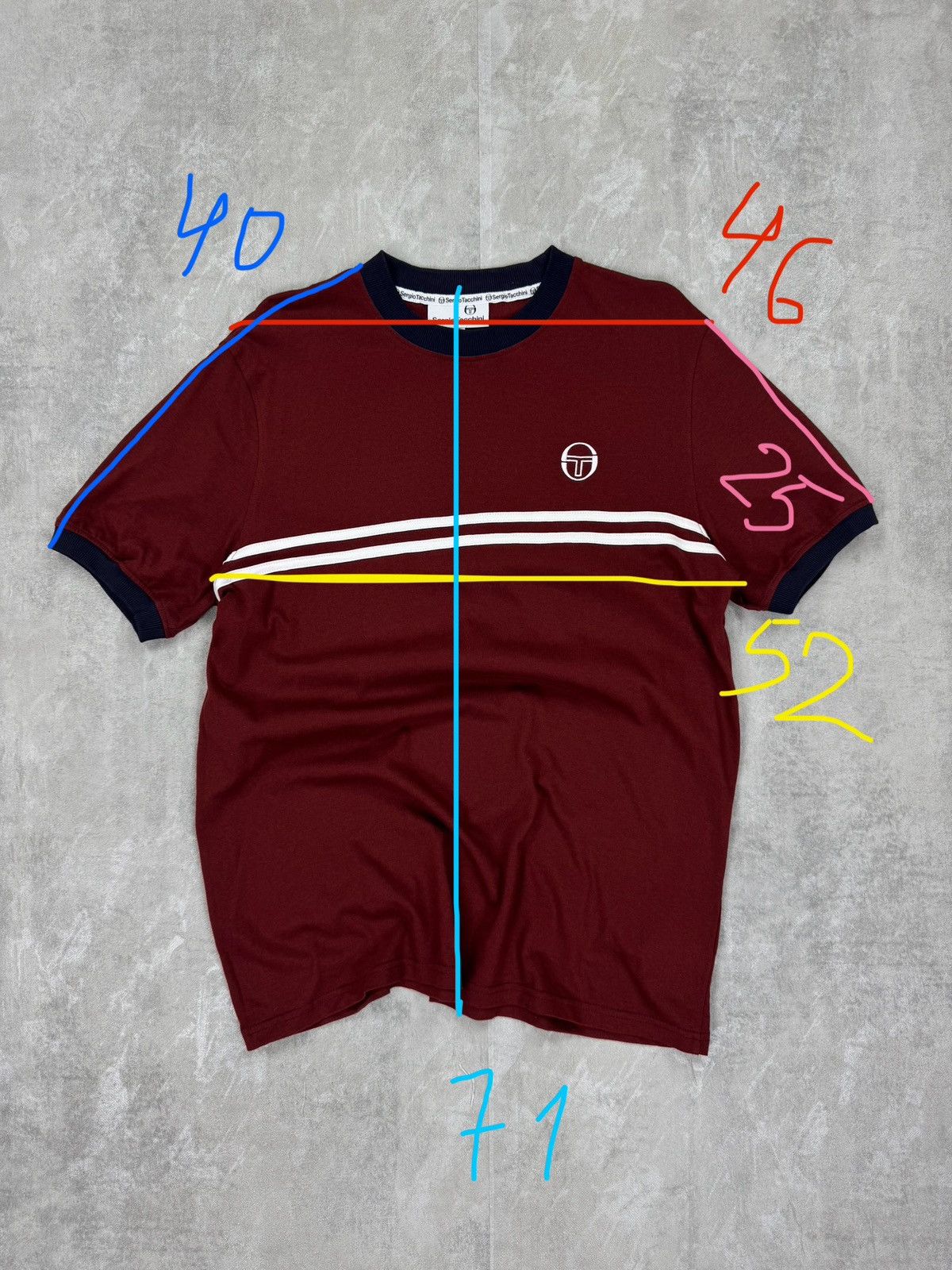 Sergio Tacchini Sergio Tachini Tennis T-shirt Mens Size M-L Size US M / EU 48-50 / 2 - 6 Thumbnail