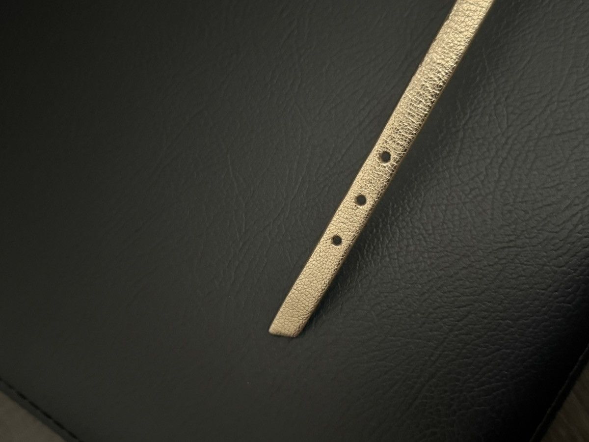 Miu Miu Miu Miu Gold Leather Key Bracelet Size ONE SIZE - 4 Thumbnail
