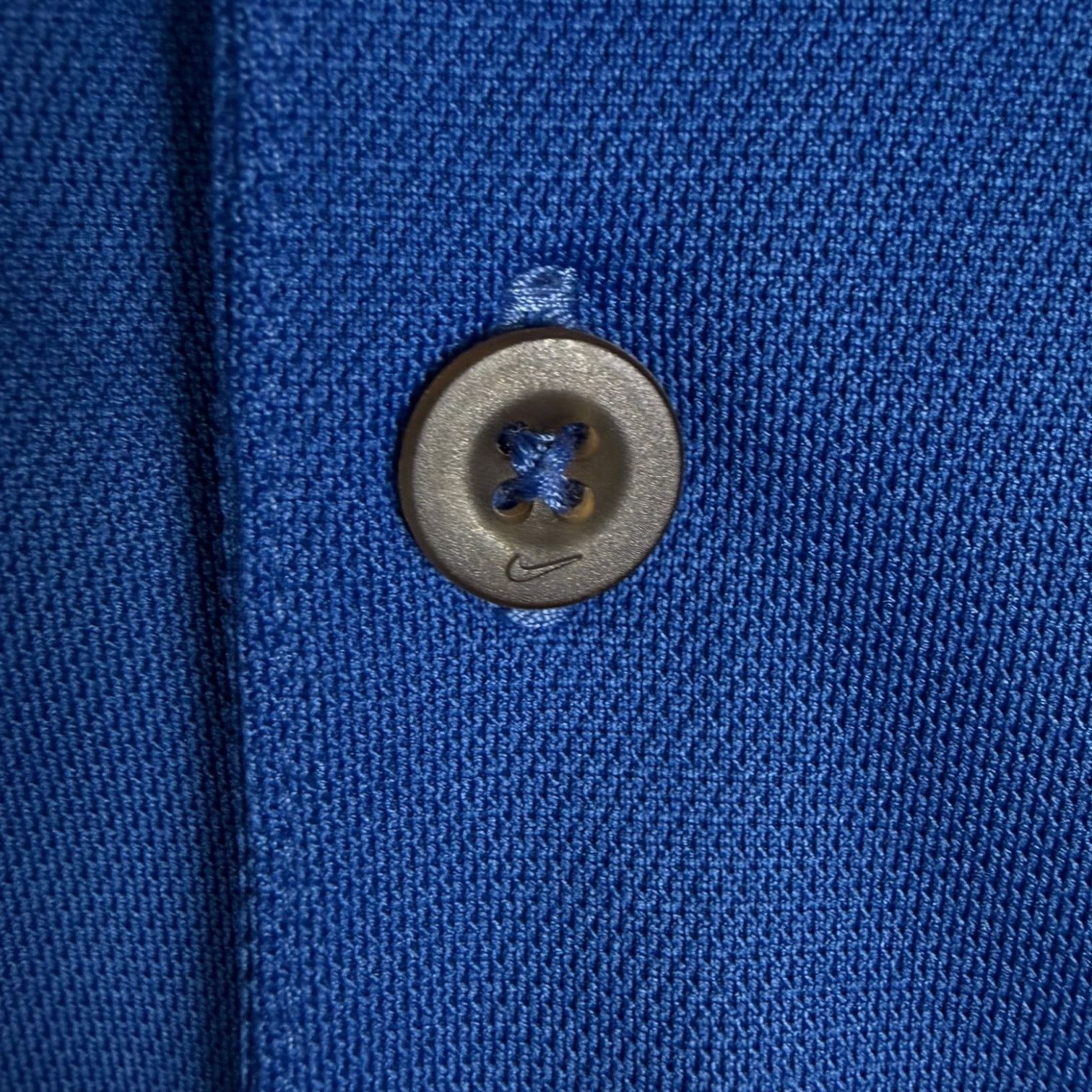 Nike Men's Nike Golf Dri-Fit Royal Blue Arm Swoosh Polo Shirt - L Size US L / EU 52-54 / 3 - 8 Thumbnail