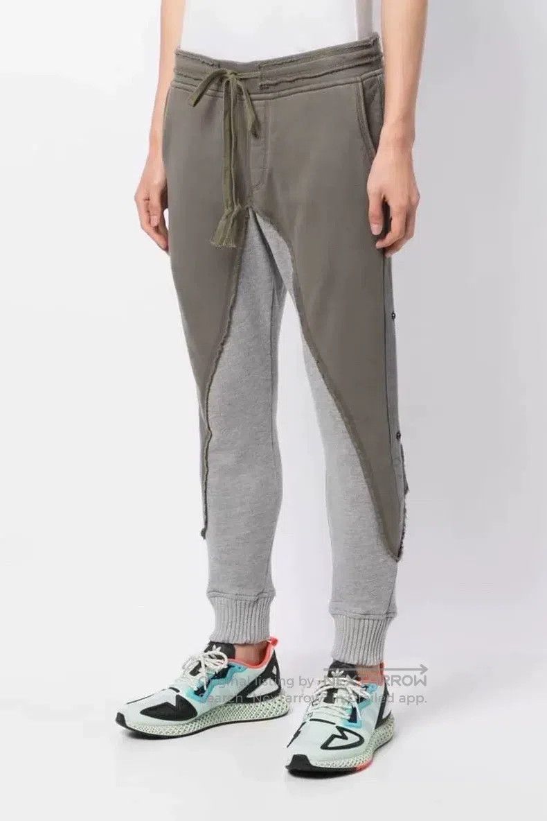 Greg Lauren Greg Lauren size M Military Green Patchwork Drawstring Spo Size US 27 - 2 Thumbnail