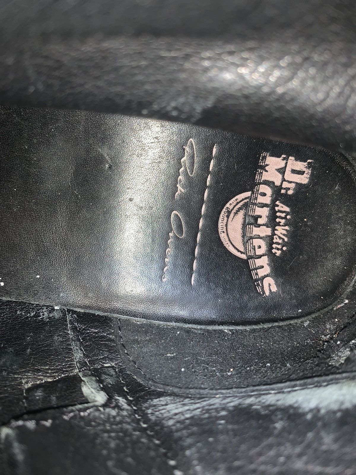 Dr. Martens × Rick Owens Dr. Martens x Rick Owens 1460 BEX Leather Boots – Black Size US 8.5 / EU 41-42 - 12 Thumbnail
