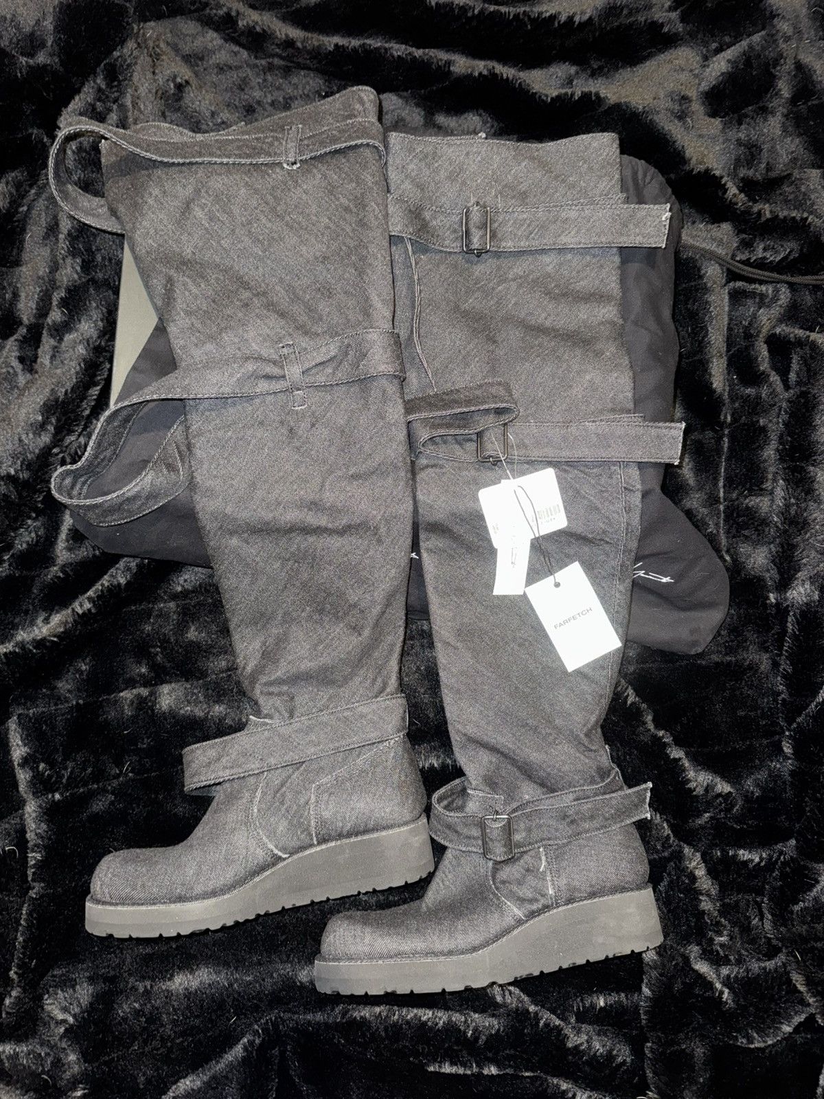 Yohji Yamamoto Yohji Yamamoto Buckle Boots Size US 7.5 / IT 37.5 - 1 Thumbnail