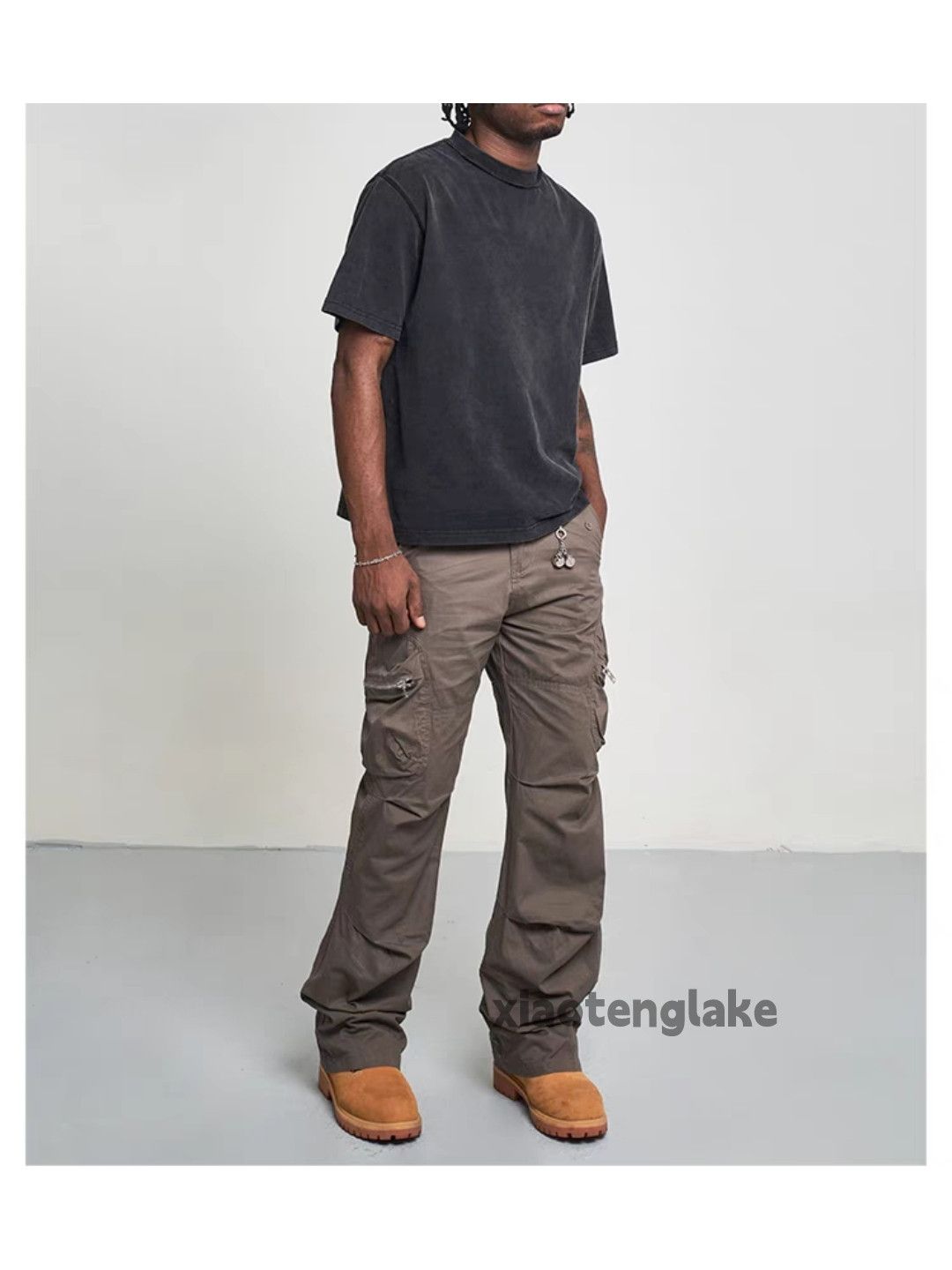 Designer × Vintage washed faded cleanfit zipper utility military cargo pants Size US 30 / EU 46 - 9 Thumbnail