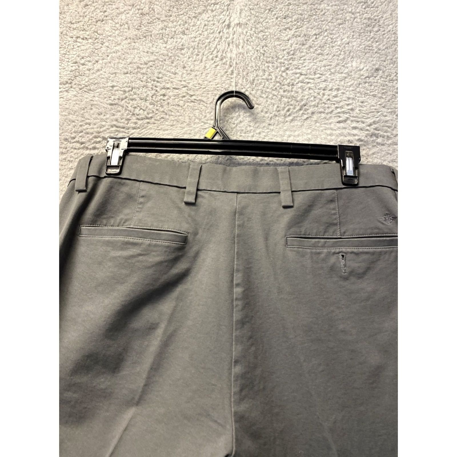 Dockers DOCKERS Pants Slim 38 x 30 Military Gray Khakis 5-Pocket Flat Front Men Regular Slim Style City Size US 38 / EU 54 - 7 Thumbnail