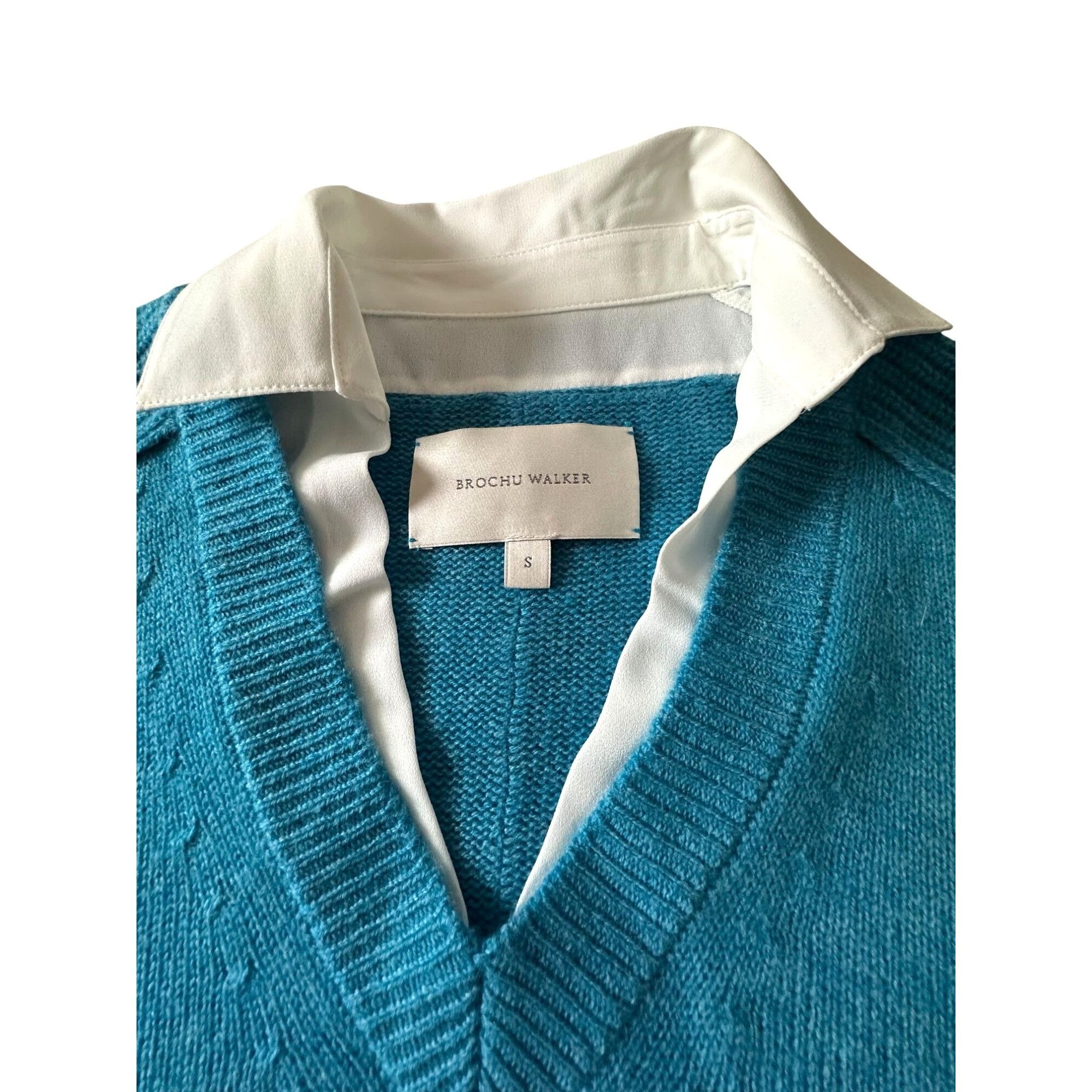 Brochu Walker Brochu Walker The Looker Layered V-Neck Sweater. Size S, Size S / US 4 / IT 40 - 9 Thumbnail