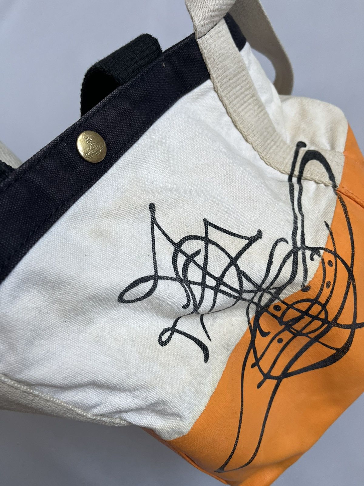 Vivienne Westwood Vivienne Westwood Worker Large Runner Holdall Cotton Bag Size ONE SIZE - 9 Thumbnail