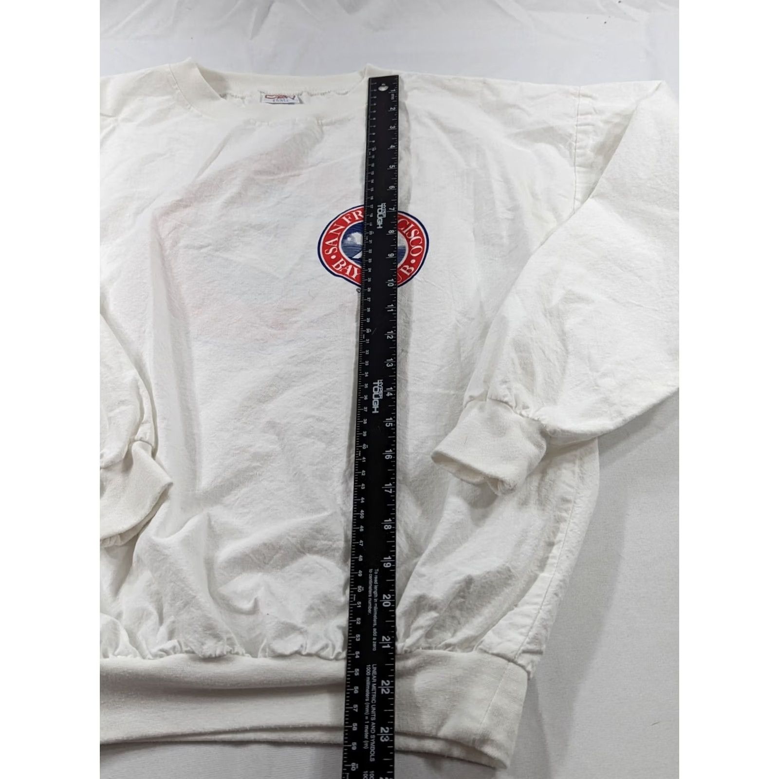 Vintage VINTAGE Crazy Shirts Shirt Long Sleeve White Small Unisex Adults Graphic Tee Beer Print 100% Cotton San Francisco Bay Club Hawaii Size US S / EU 44-46 / 1 - 4 Thumbnail