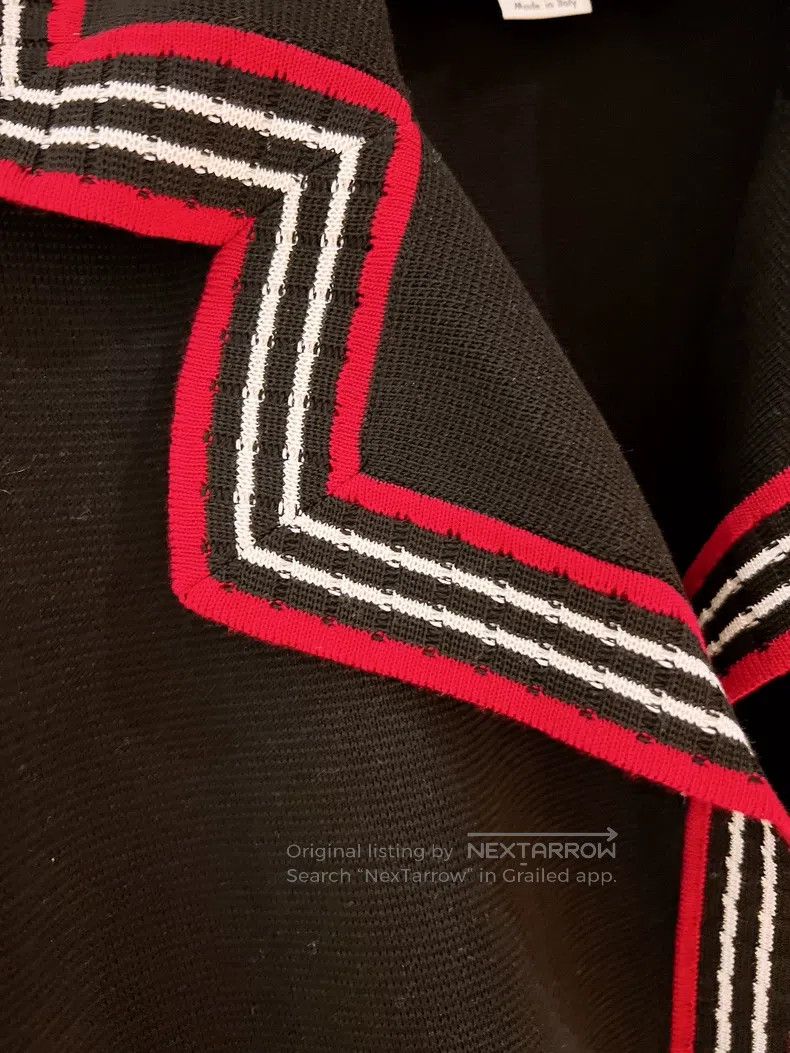 Gucci Gucci Navy-style black knitted jacket Size S / US 4 / IT 40 - 6 Thumbnail