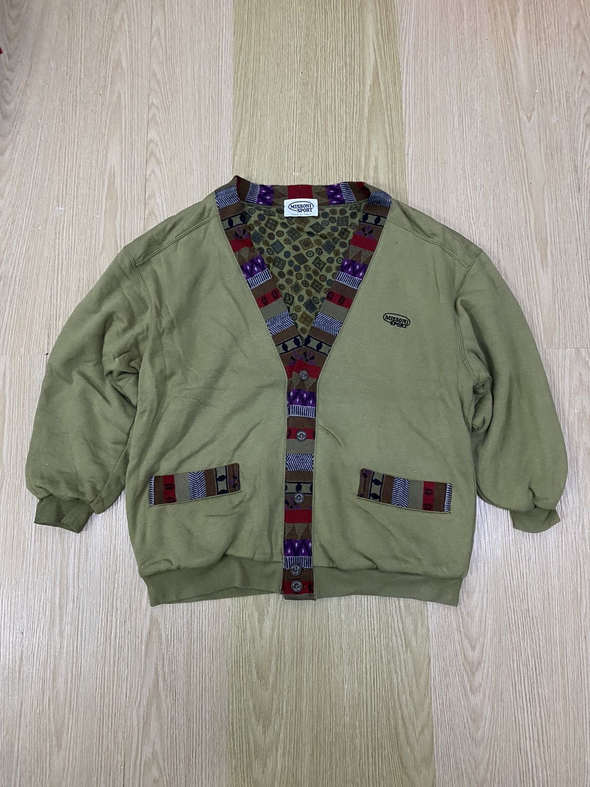 Missoni × Vintage Vintage Missoni sport cardigan Size US M / EU 48-50 / 2 - 1 Thumbnail
