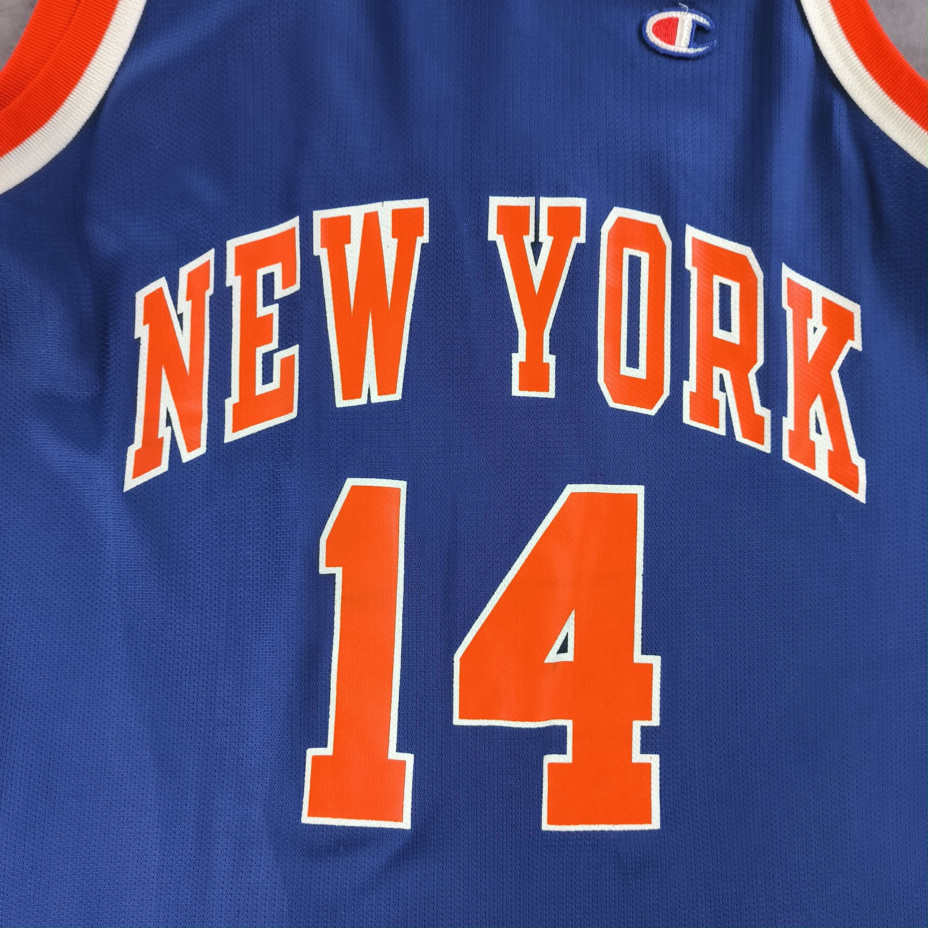 Champion New York Knicks Anthony Mason Champion NBA jersey size 40 Size US M / EU 48-50 / 2 - 4 Thumbnail