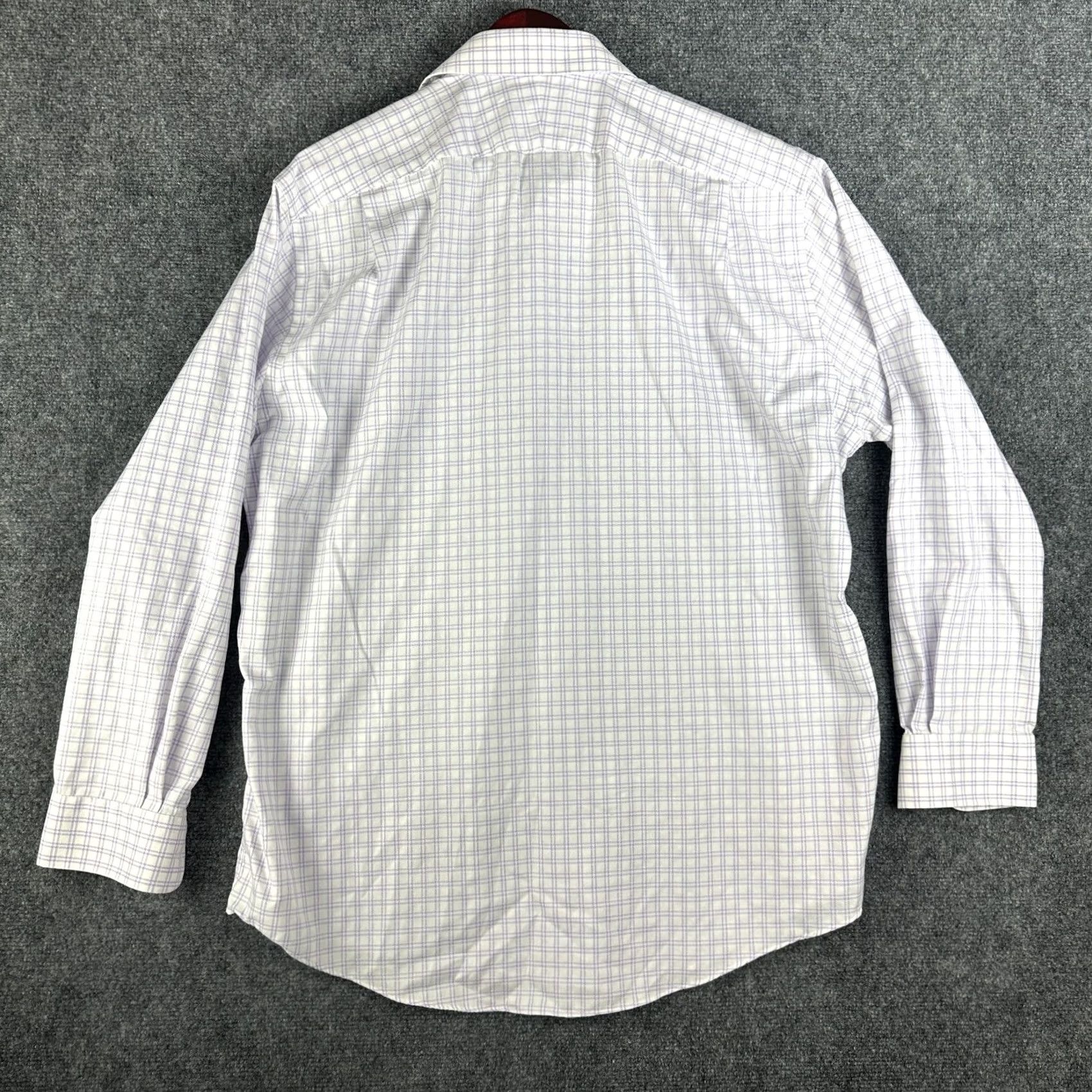 Nordstrom Nordstrom Mens Shirt 2XL Traditional Fit Button-Up Purple Plaid Cotton Pocket Shirt Mens Dresses? Size US XXL / EU 58 / 5 - 5 Thumbnail
