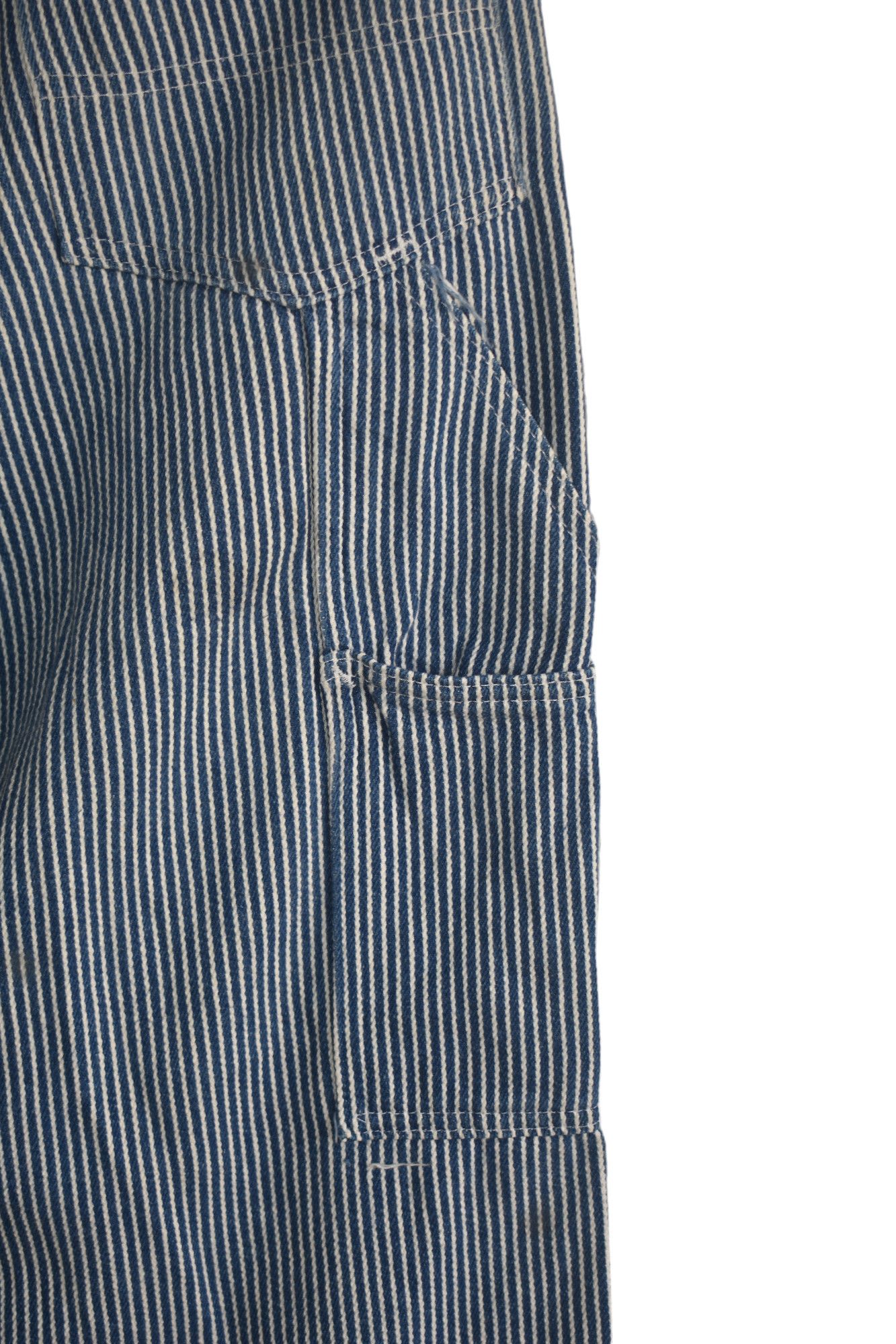 If Six Was Nine × Japanese Brand × Vintage Wide Leg 🔥 Star Ray Hickory Stripe Baggy Pants Size US 28 / EU 44 - 3 Thumbnail