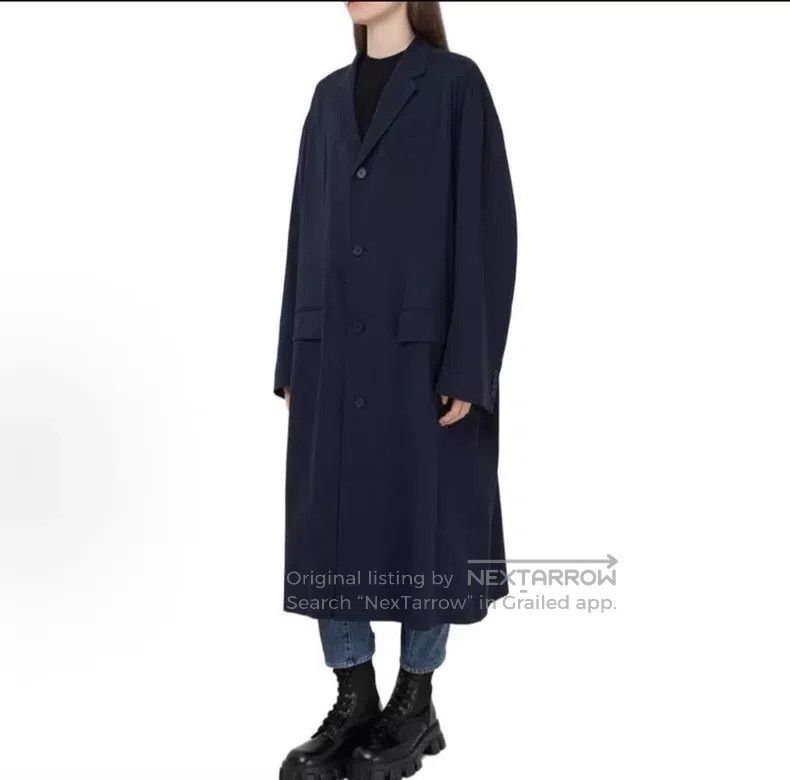 Balenciaga Balenciaga Solid Single Breasted Pocket Windbreaker Size XS / US 0-2 / IT 36-38 - 3 Thumbnail