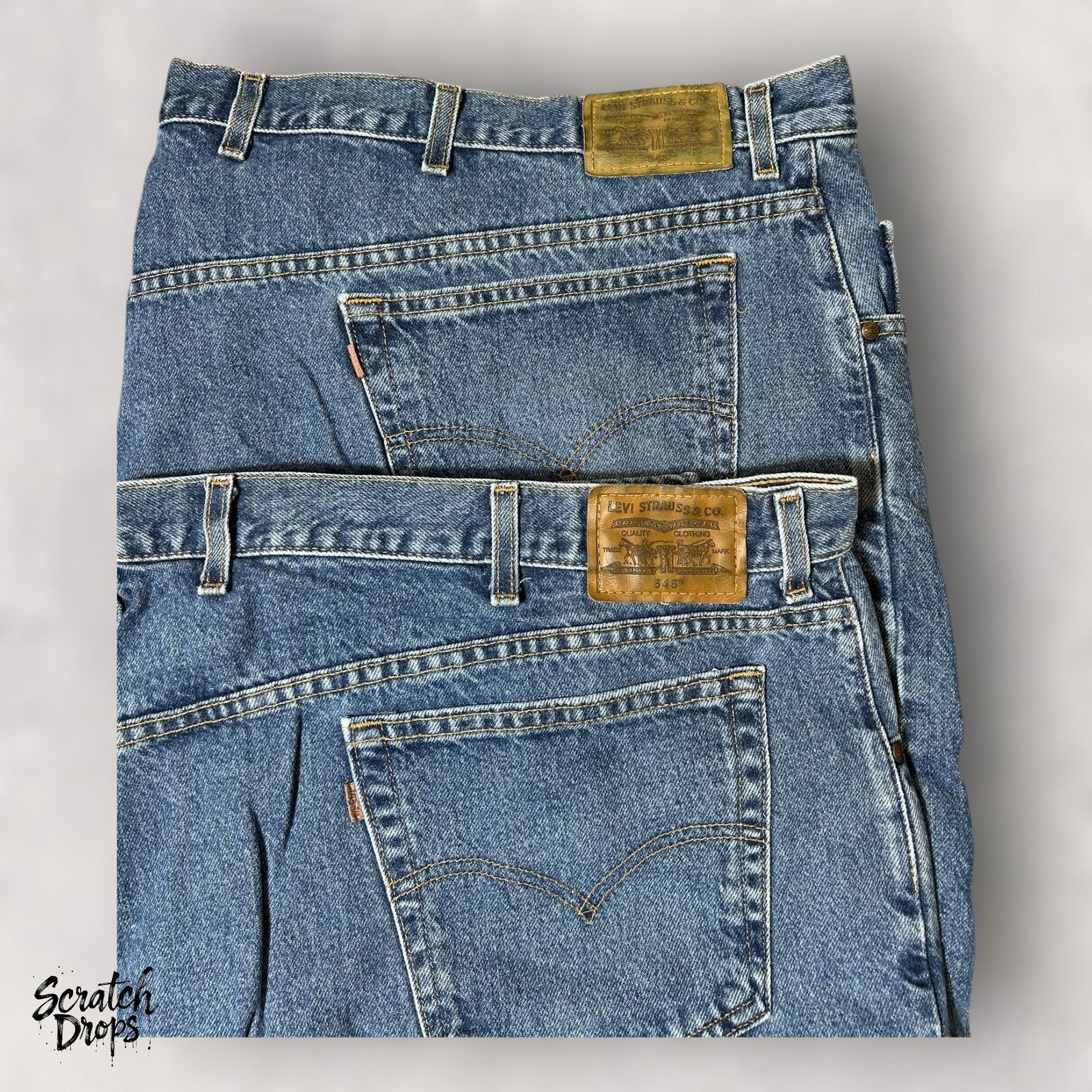 Levi's Vintage Levi's 545 Men's Jeans Deadstock W56 L32 Bundle of 2 Size US 38 / EU 54 - 1 Thumbnail