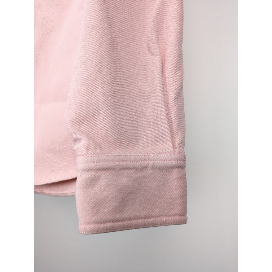 Bottega Veneta o1rshd1 Washed Colorured Denim Shirt in Camelia Size US M / EU 48-50 / 2 - 6 Thumbnail