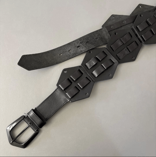 90s Hexagonal Beehive Belt