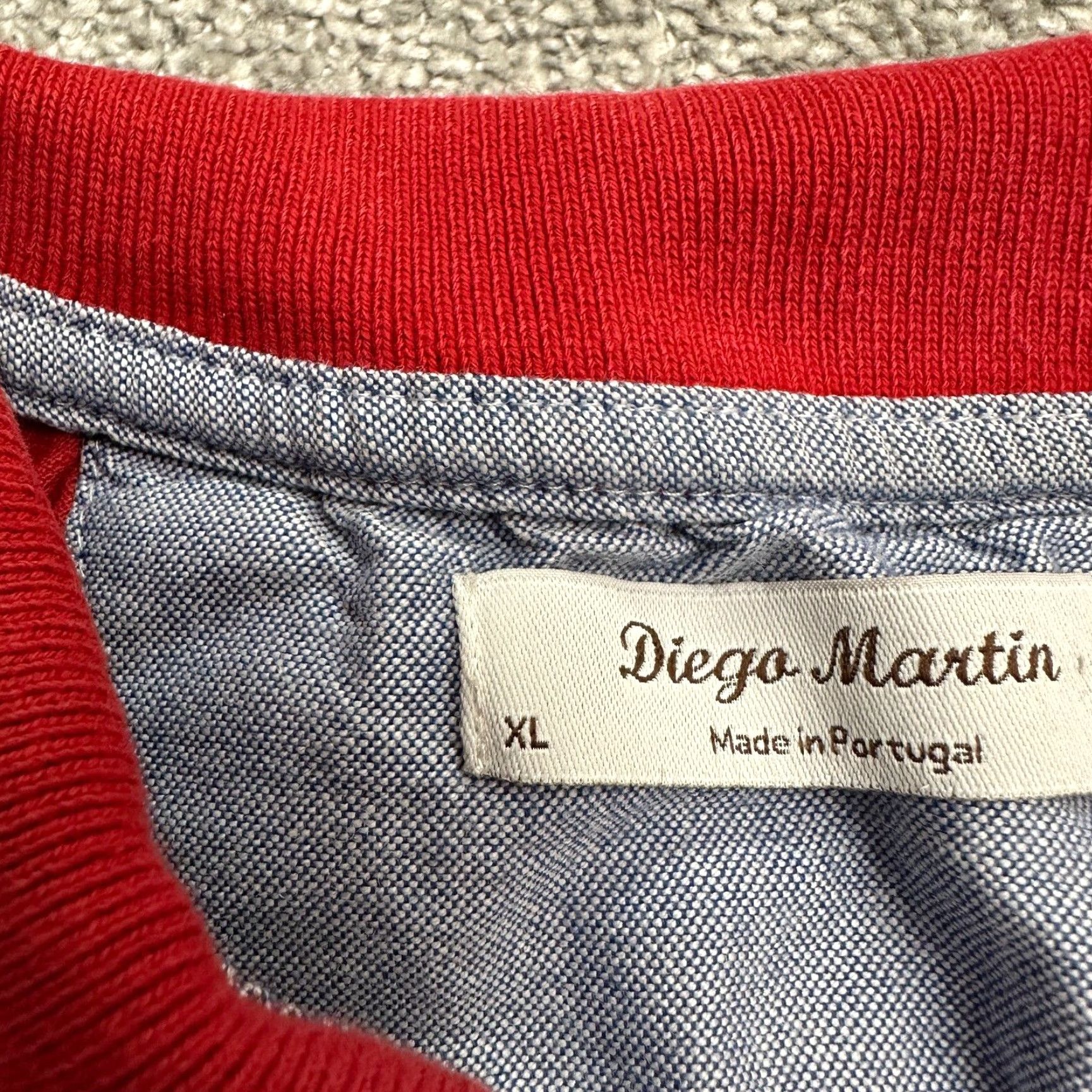 Vintage VINTAGE? No, it's Not Vintage. Diego Martin Polo Shirt Womens XL Red Short Sleeve 1005 Cotton Pocket Casual Top Size XL / US 12-14 / IT 48-50 - 5 Thumbnail