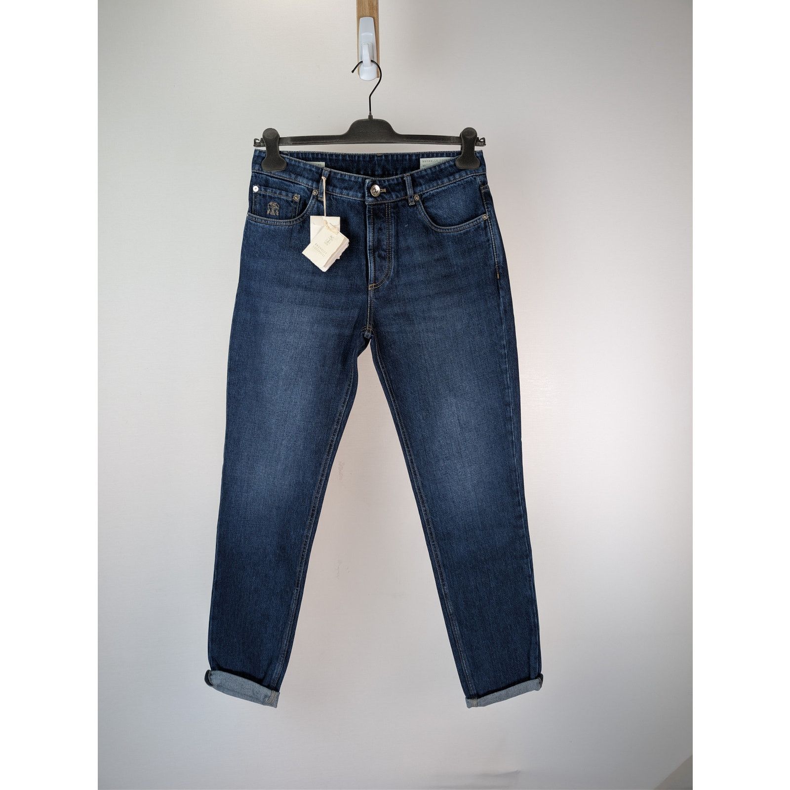 Brunello Cucinelli o1rshd1 Denim Jeans in Blue Size US 30 / EU 46 - 1 Thumbnail