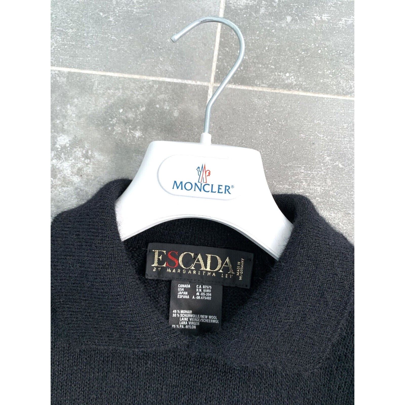Escada × Vintage Women's ESCADA MARGARETHA LEY Mohair Sweater Jumper EU 38 M Size M / US 6-8 / IT 42-44 - 6 Thumbnail
