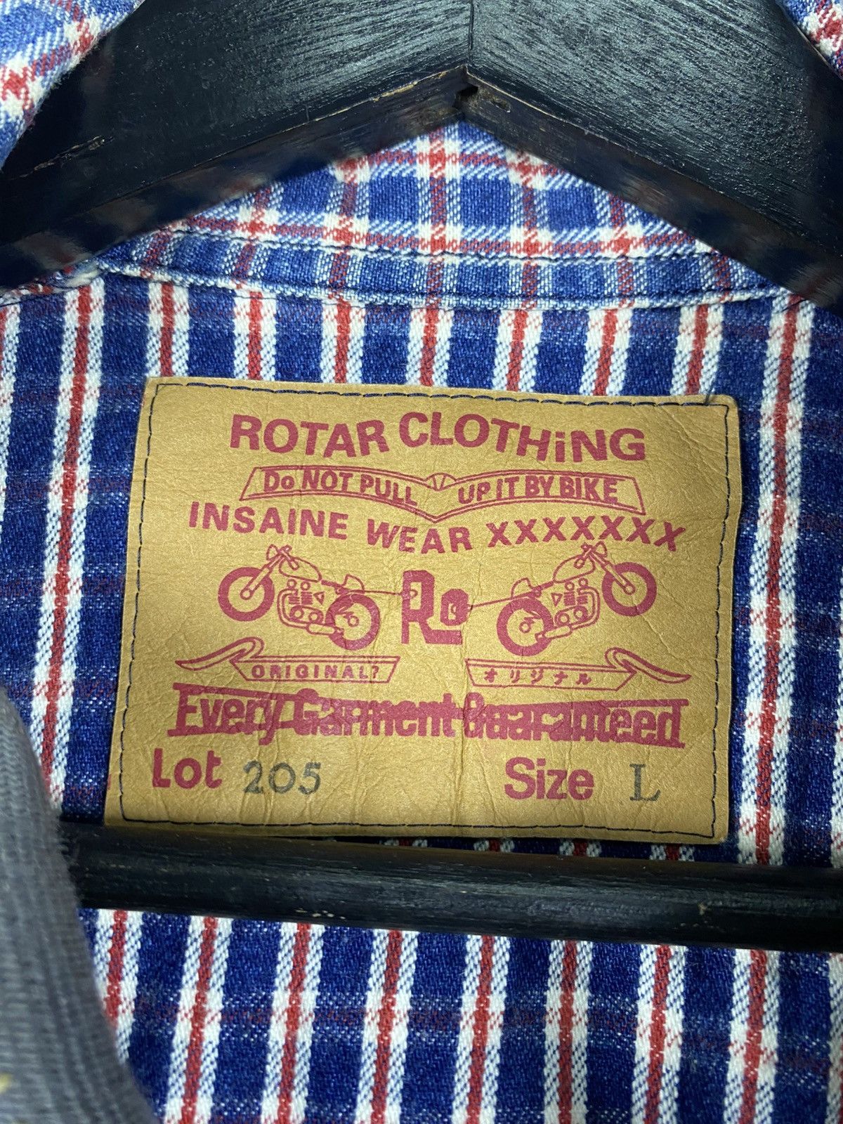 Japanese Brand Rotar Clothing Plaid Zip Jacket Insane Wear Japan Streetwear Size US L / EU 52-54 / 3 - 10 Thumbnail